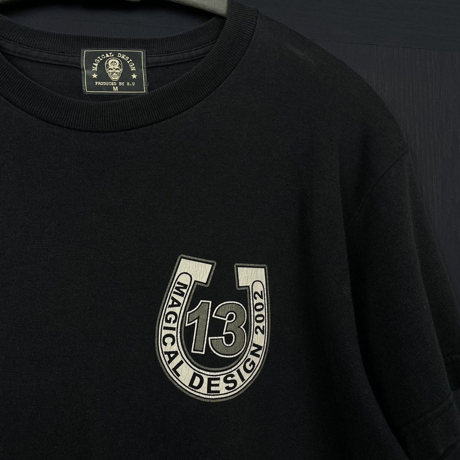 Japanese Brand × Vintage 🇯🇵2002 MAGICAL DESIGN Pegasus Skull T Size US M / EU 48-50 / 2 - 4 Thumbnail