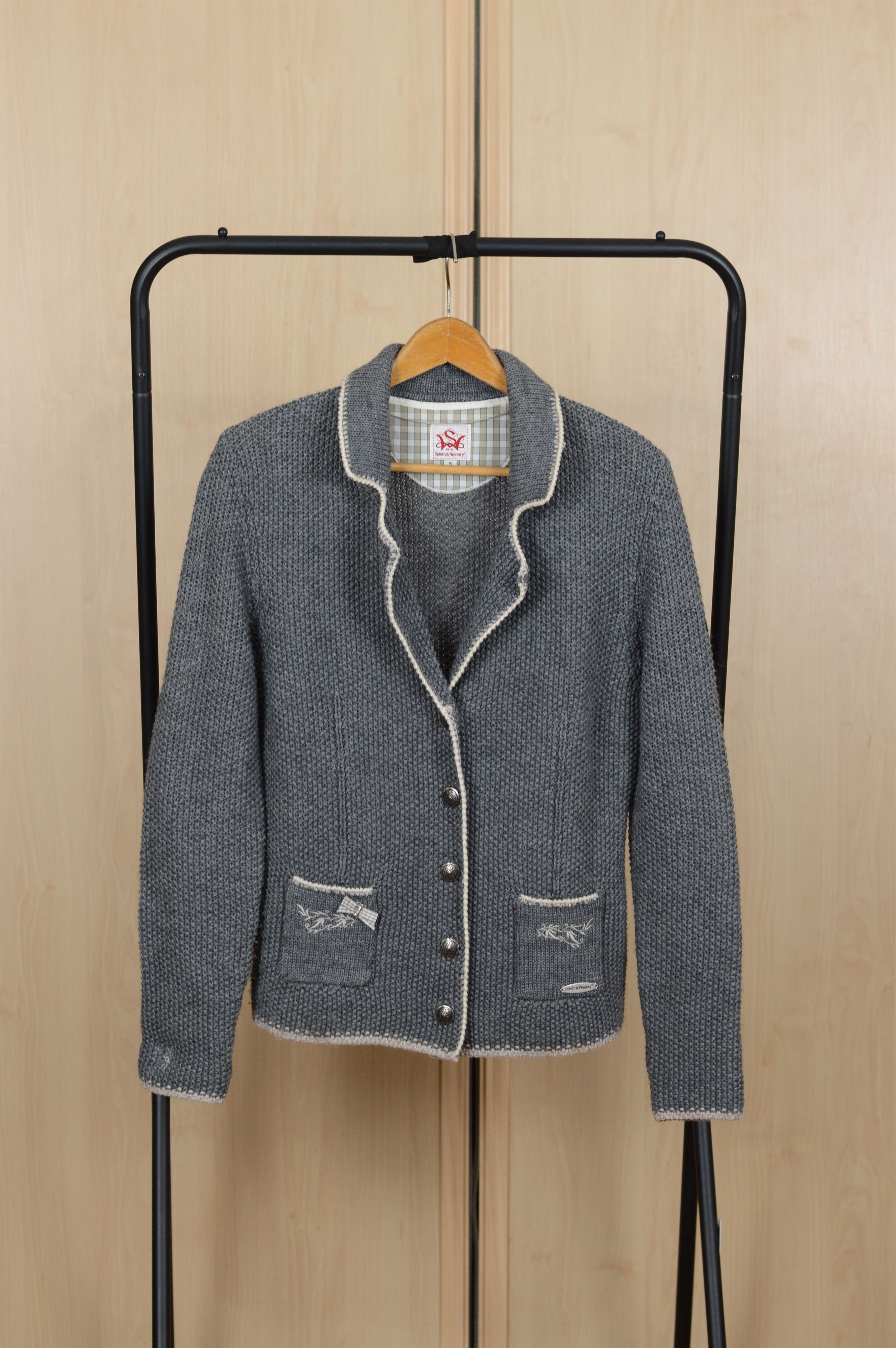 Vintage Spieth Wensky Wool Cardigan Size S / US 4 / IT 40 - 1 Thumbnail