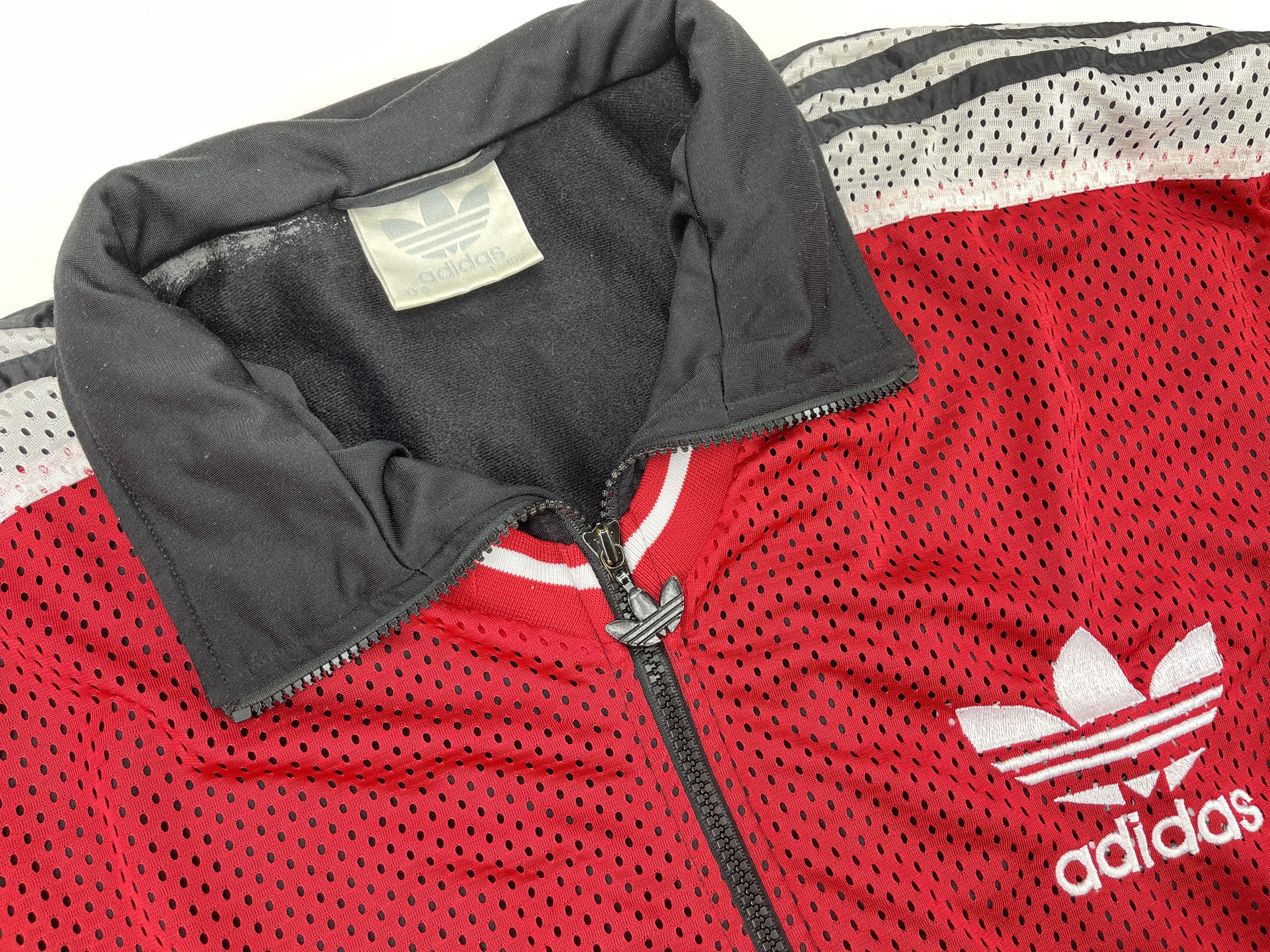 Adidas × Vintage ADIDAS jacket, vintage track top 90s hip hop Run DMC size L Size US L / EU 52-54 / 3 - 10 Thumbnail