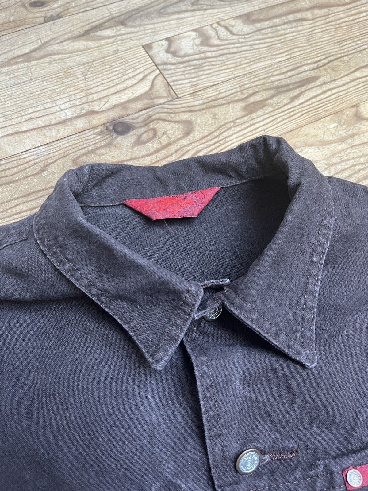 Jean × Vintage Brown Jean Denim Jacket Lee Cooper Size US XXL / EU 58 / 5 - 3 Thumbnail