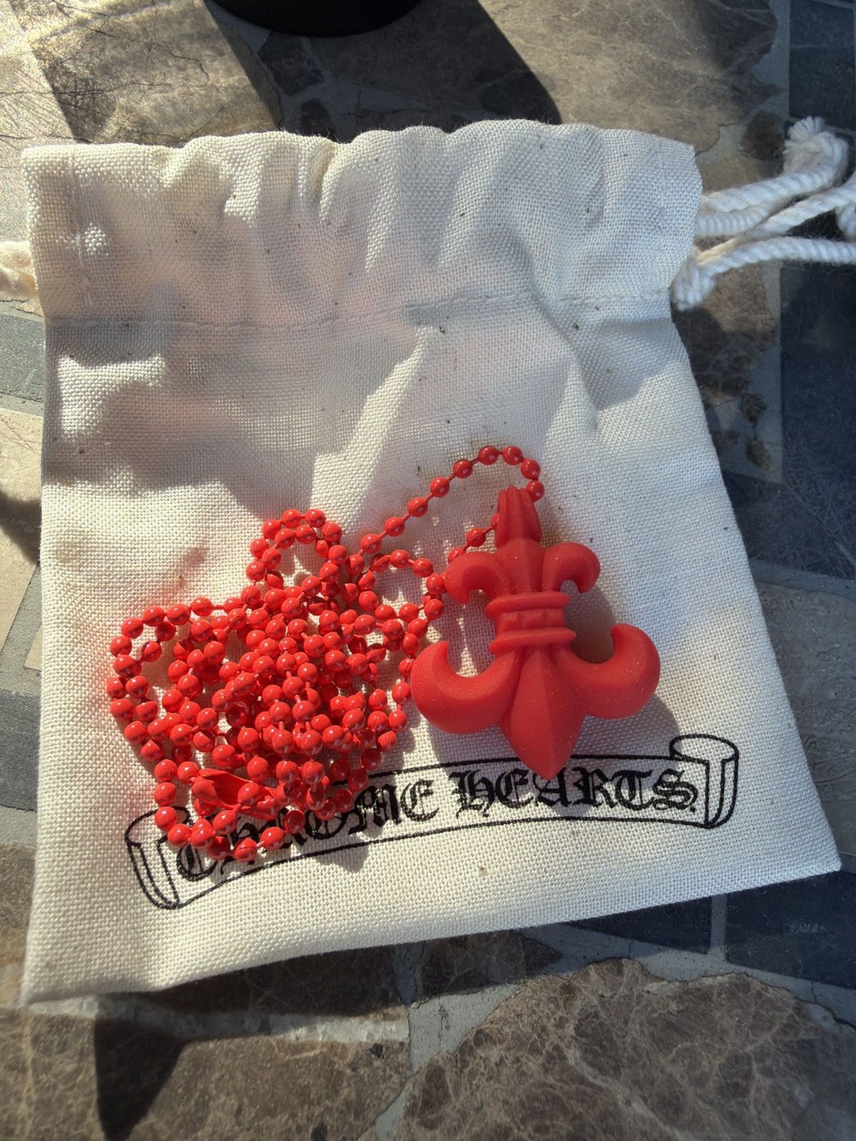 Chrome Hearts Chrome hearts bs fleur red Size ONE SIZE - 1 Preview