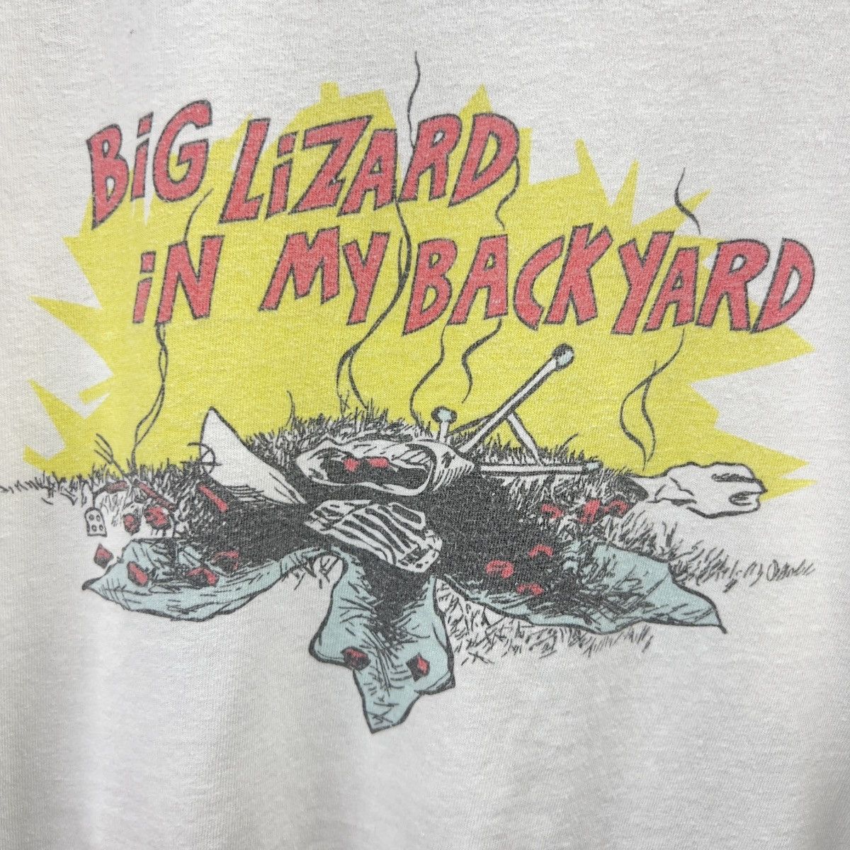 Band Tees DEAD MILKMEN BIG LIZARD IN MY BACKYARD NOT VTG TEE Size US M / EU 48-50 / 2 - 6 Thumbnail