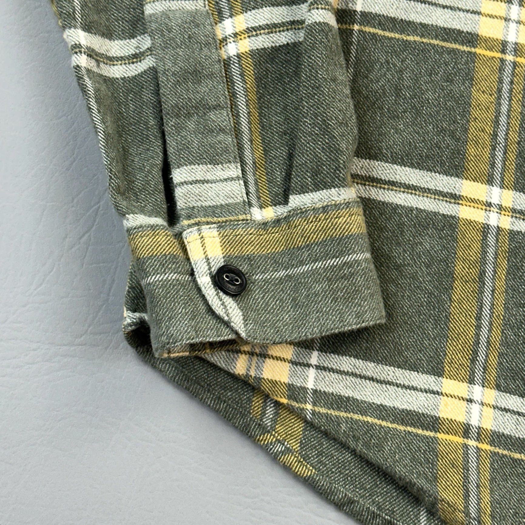 Patagonia VINTAGE Alpinestars Shirt Mens Medium Green Plaid Long Sleeve Button Up Moto Streetwear Size US M / EU 48-50 / 2 - 2 Thumbnail