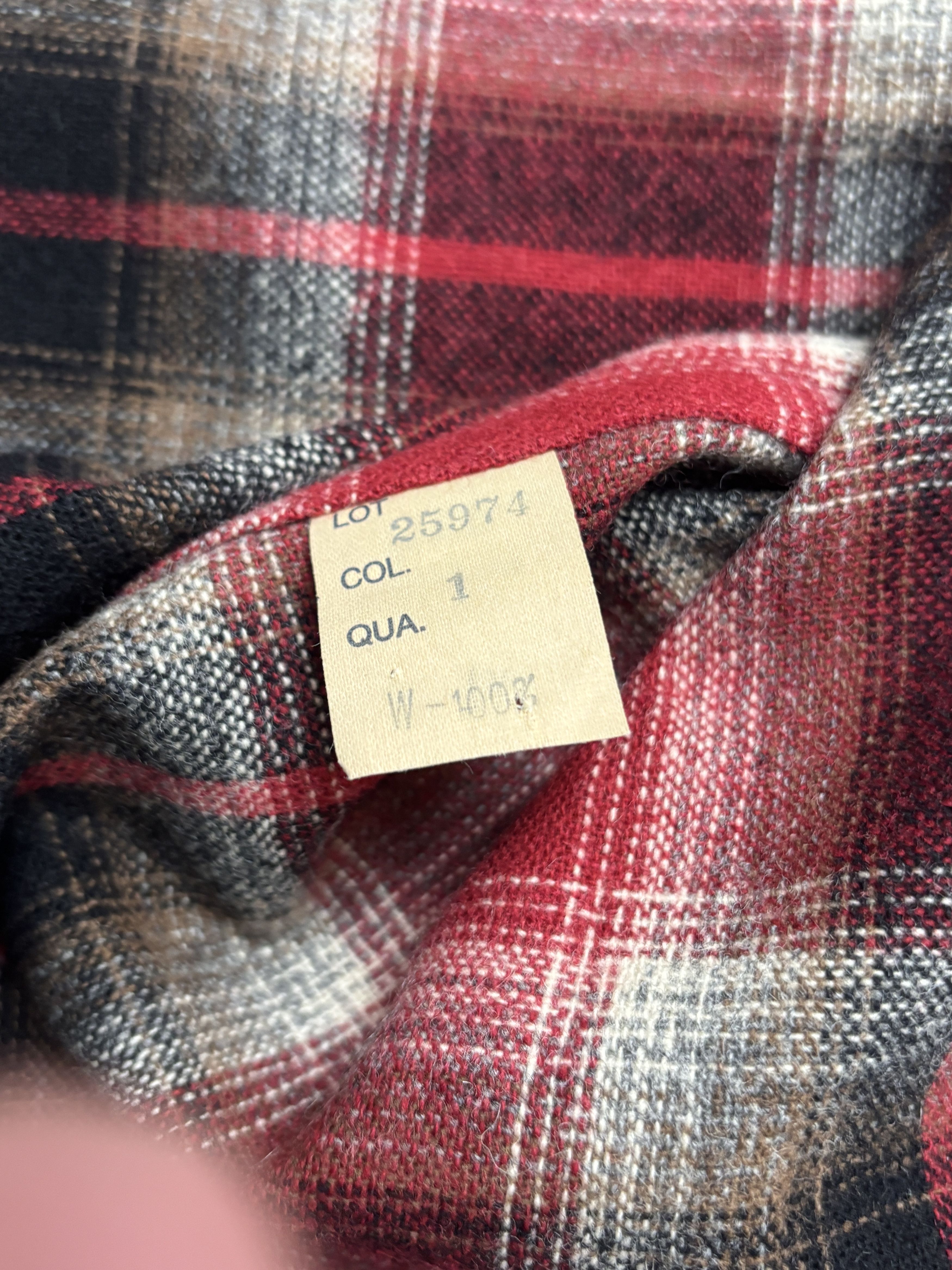 Cushman Cushman Wool Plaid Western Shirt Size US XL / EU 56 / 4 - 7 Thumbnail