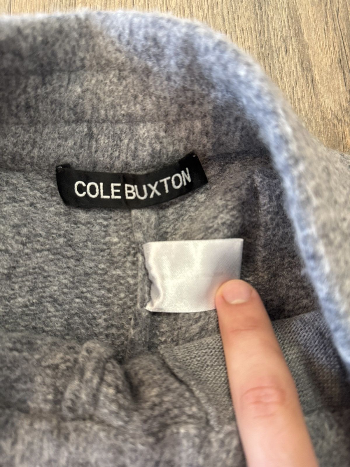 Cole Buxton Cole Buxton Grey Knit Sweat Short Size US 30 / EU 46 - 4 Thumbnail