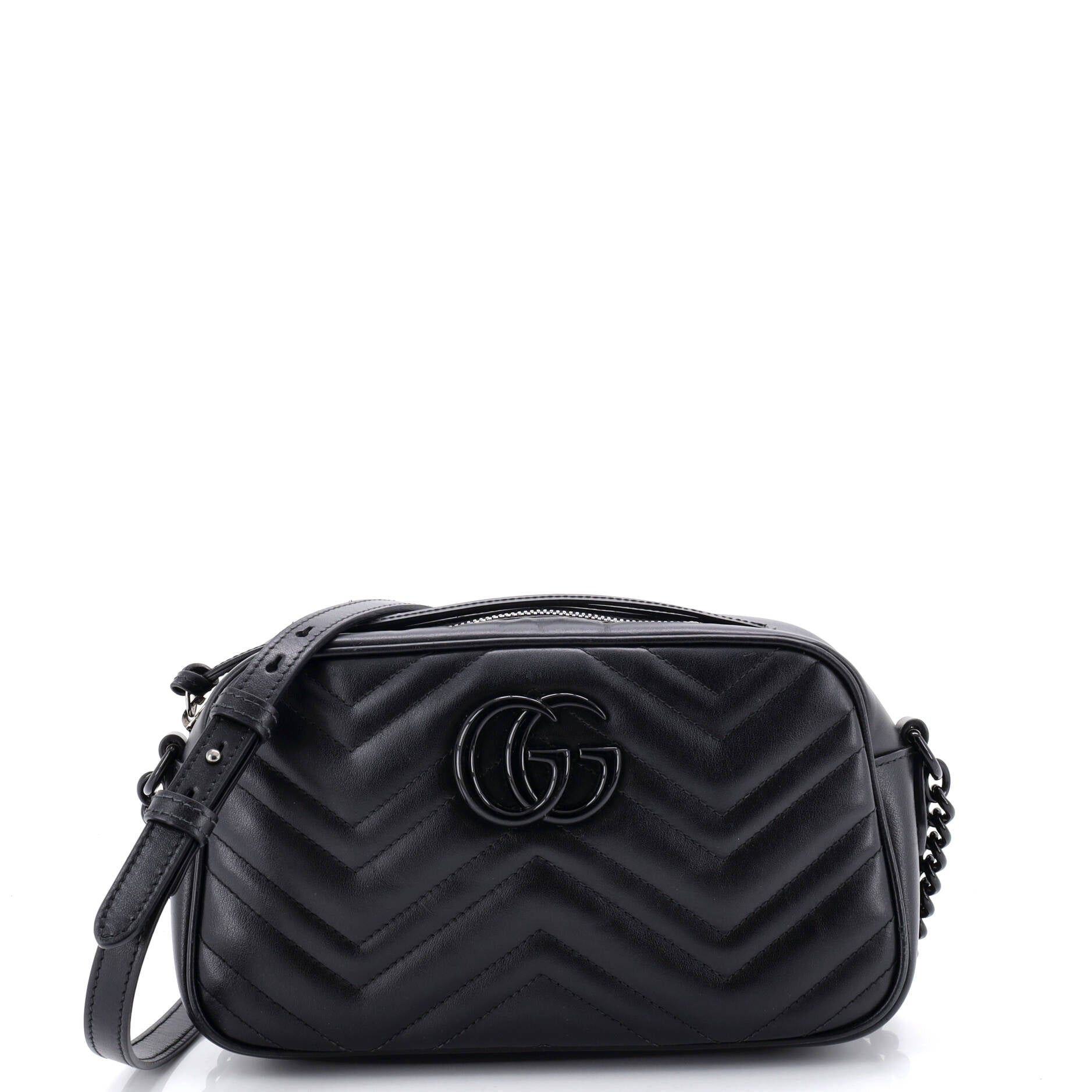 Gucci GG Marmont Monochrome Shoulder Bag Size ONE SIZE - 1 Thumbnail