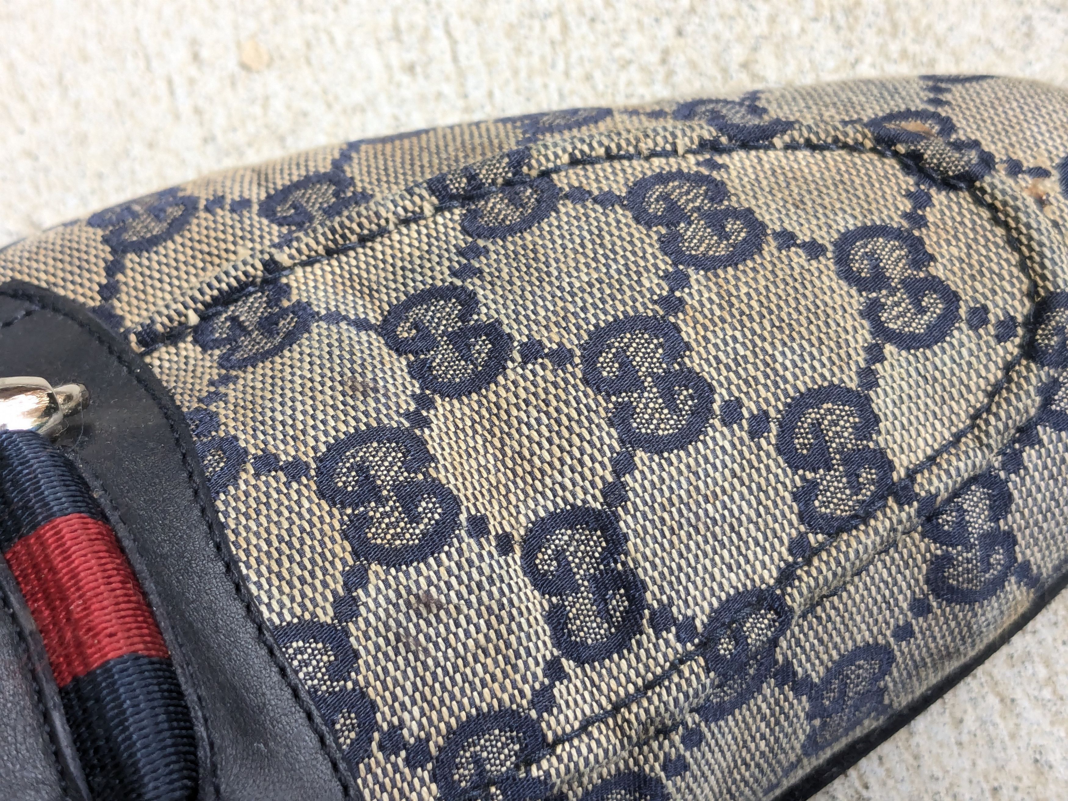 Gucci Gucci Horsebit Loafers Monogram Logo Canvas 8.5 Buckle Size US 8.5 / EU 41-42 - 8 Thumbnail