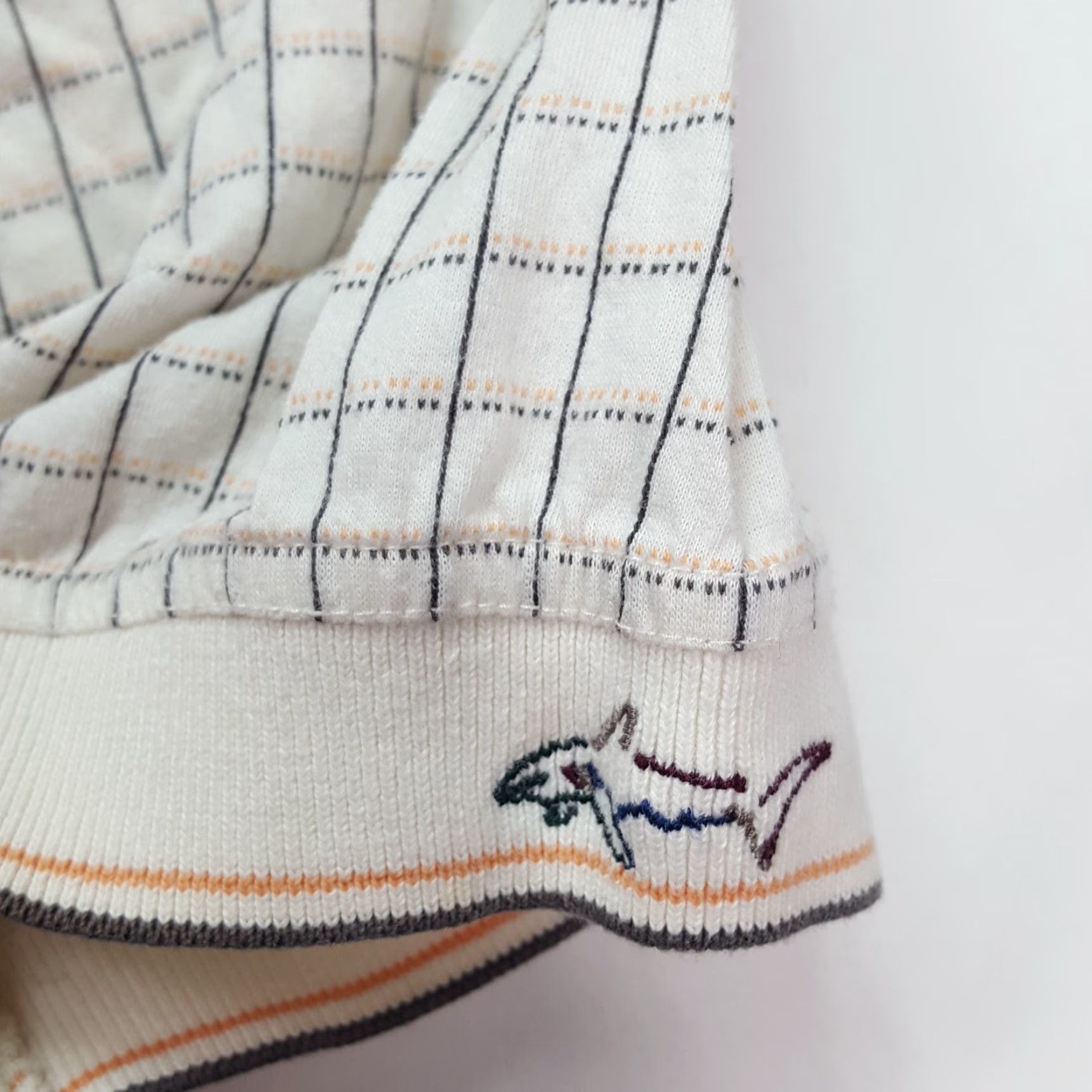 Vintage VINTAGE Greg Norman Shark Logo Polo Shirt - XL Mens Check Polo Shirt Size US XL / EU 56 / 4 - 3 Thumbnail