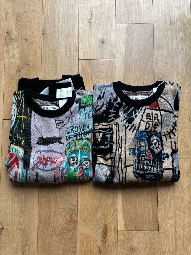 Wacko Maria Wacko Maria BASQUIAT Nissan Basquiat Graffiti Circle Size US XL / EU 56 / 4 - 4 Thumbnail