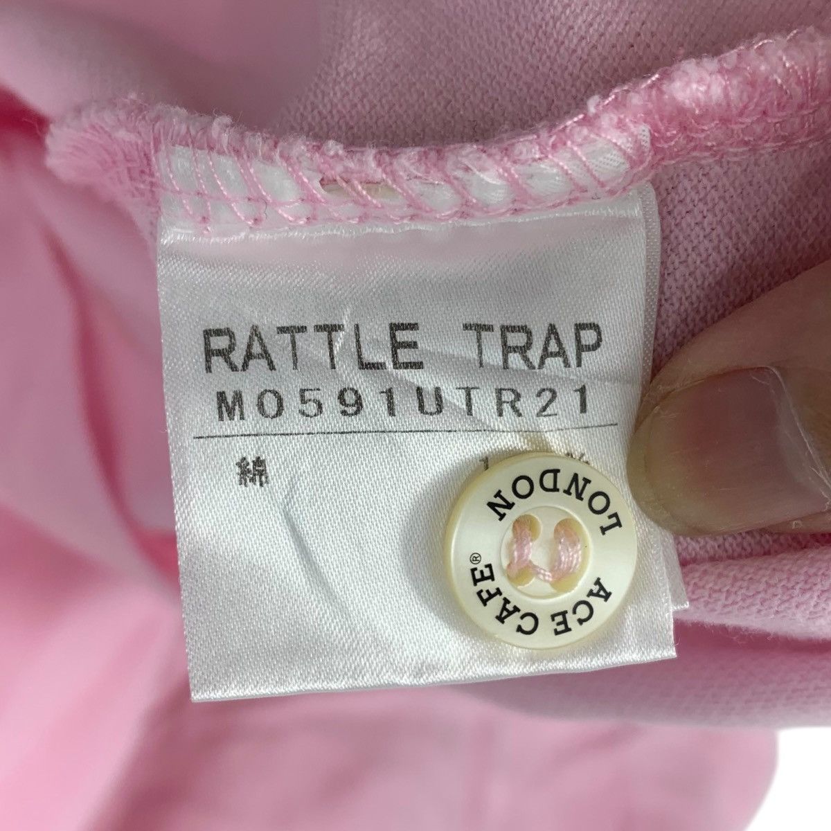 Vintage RATTLE TRAP Cafe Racer London Motorcycle Polo Tee Size S / US 4 / IT 40 - 6 Thumbnail
