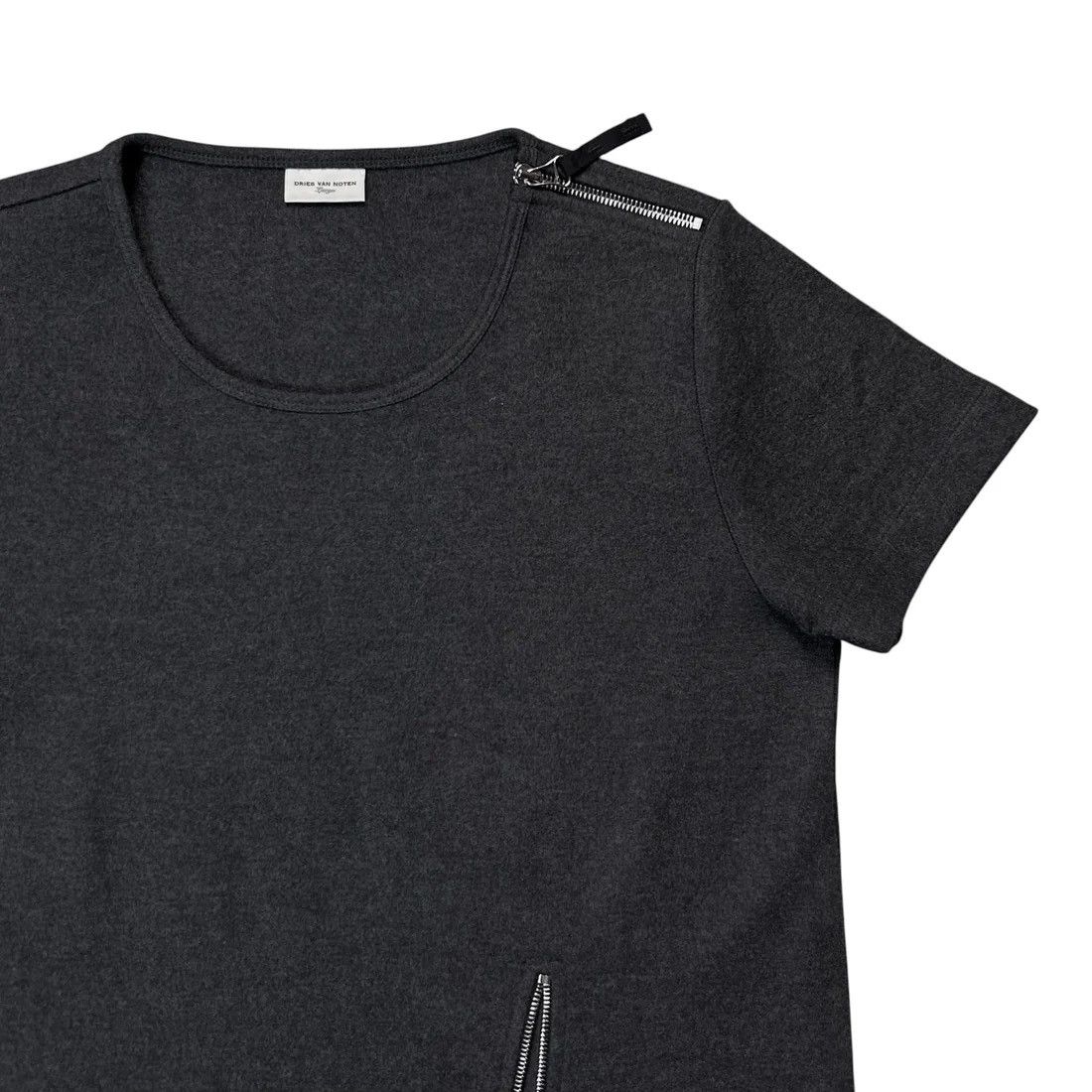 Dries Van Noten Dries Van Noten Multi Zip Wool T-Shirt - AW14 Size US M / EU 48-50 / 2 - 4 Thumbnail