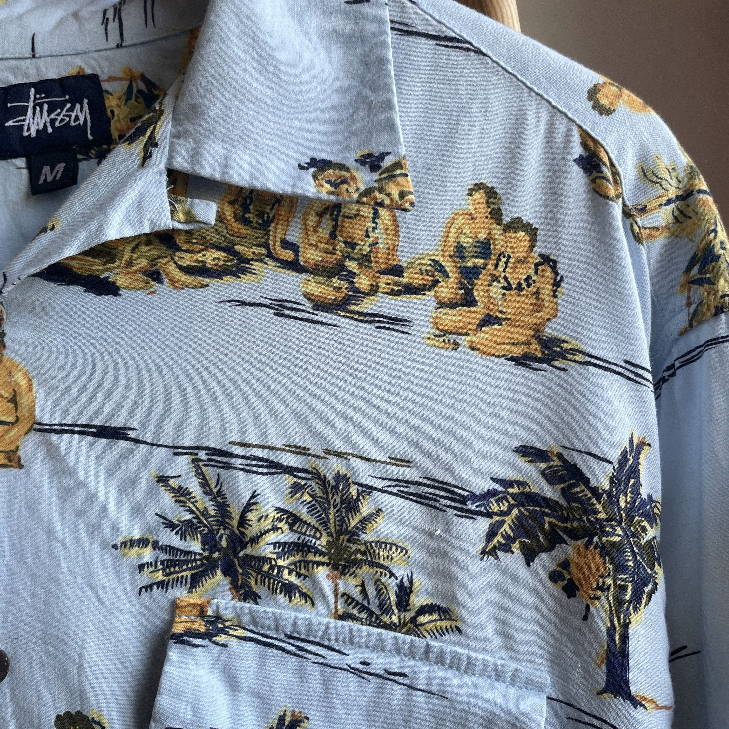 Stussy Stussy Vintage Y2K Made in USA Hawaiian Shirt Size M Size US M / EU 48-50 / 2 - 5 Thumbnail