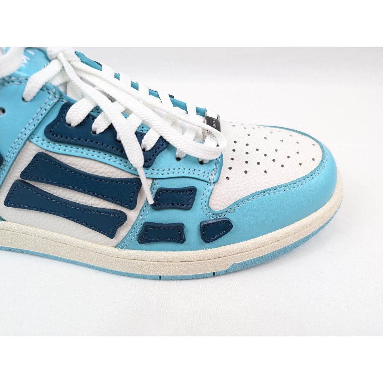 Amiri o1rshd1 Skel Low-Top Sneakers in Slate Blue Size US 10 / EU 43 - 3 Thumbnail