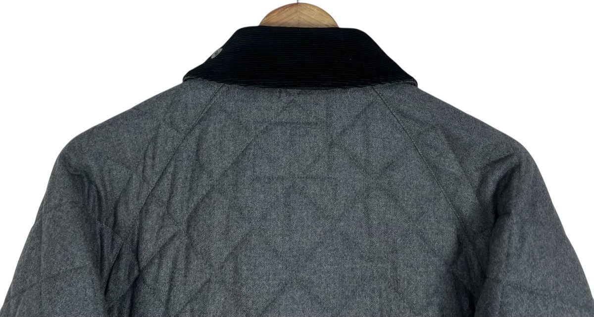 Barbour Barbour Wool Quilted Jacket Grey Corduroy Collar Coat Size US M / EU 48-50 / 2 - 8 Thumbnail