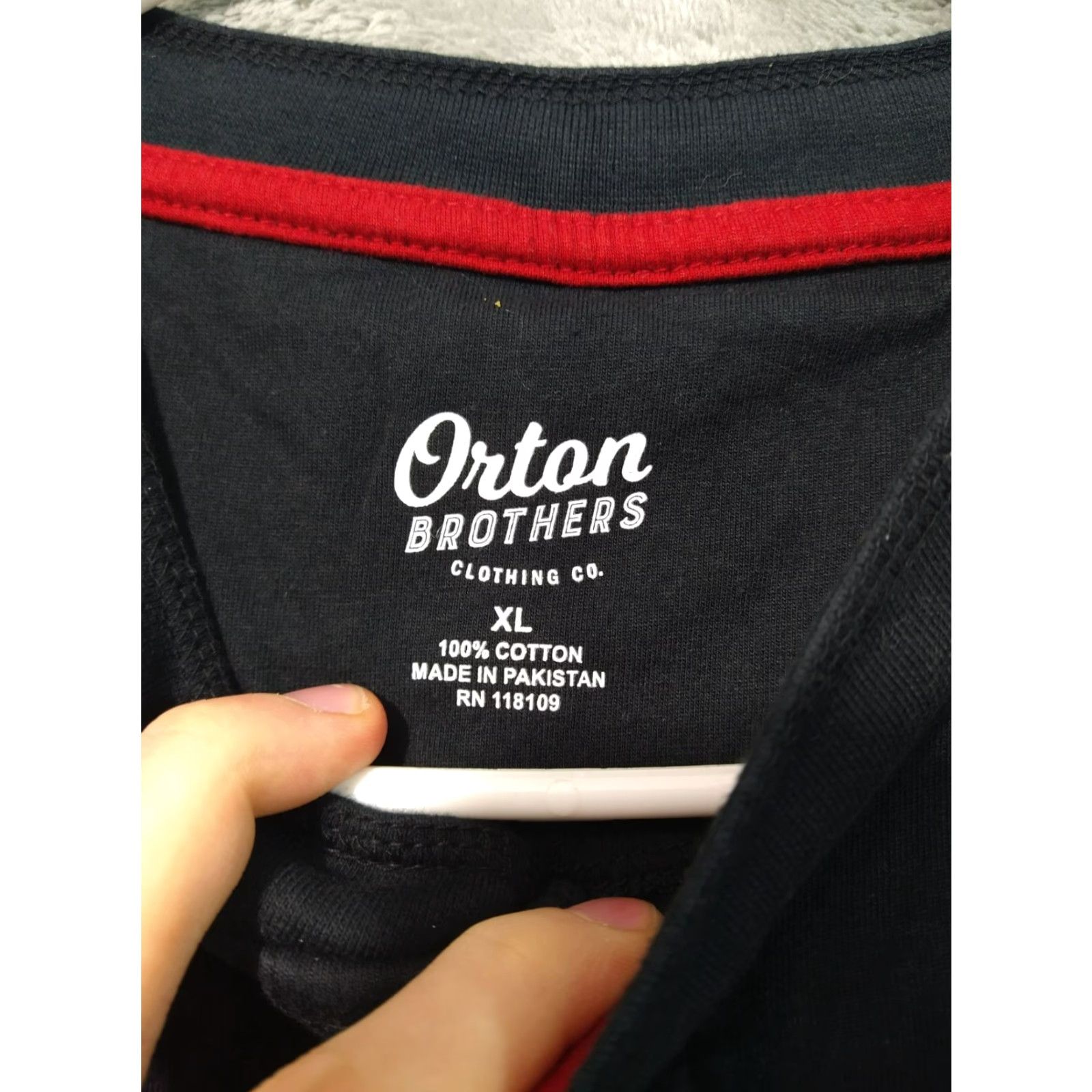 Vintage Orton Brothers Shirt Mens XL Black Henley Long Sleeve Cotton Outdoor Casual Size US XL / EU 56 / 4 - 5 Thumbnail