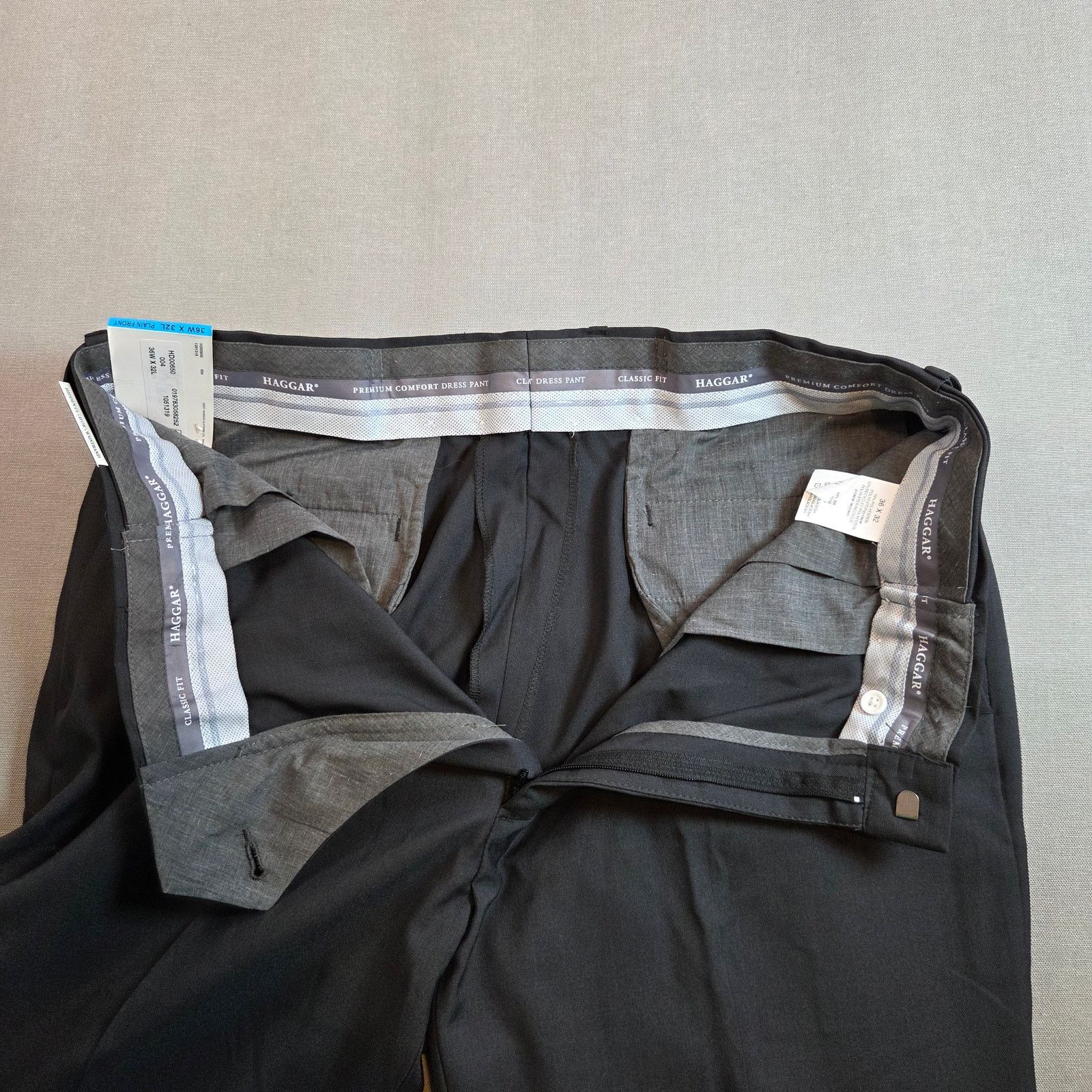 Haggar Haggar Premium Comfort Gray Pants 36x32 NWT Size US 36 / EU 52 - 11 Thumbnail