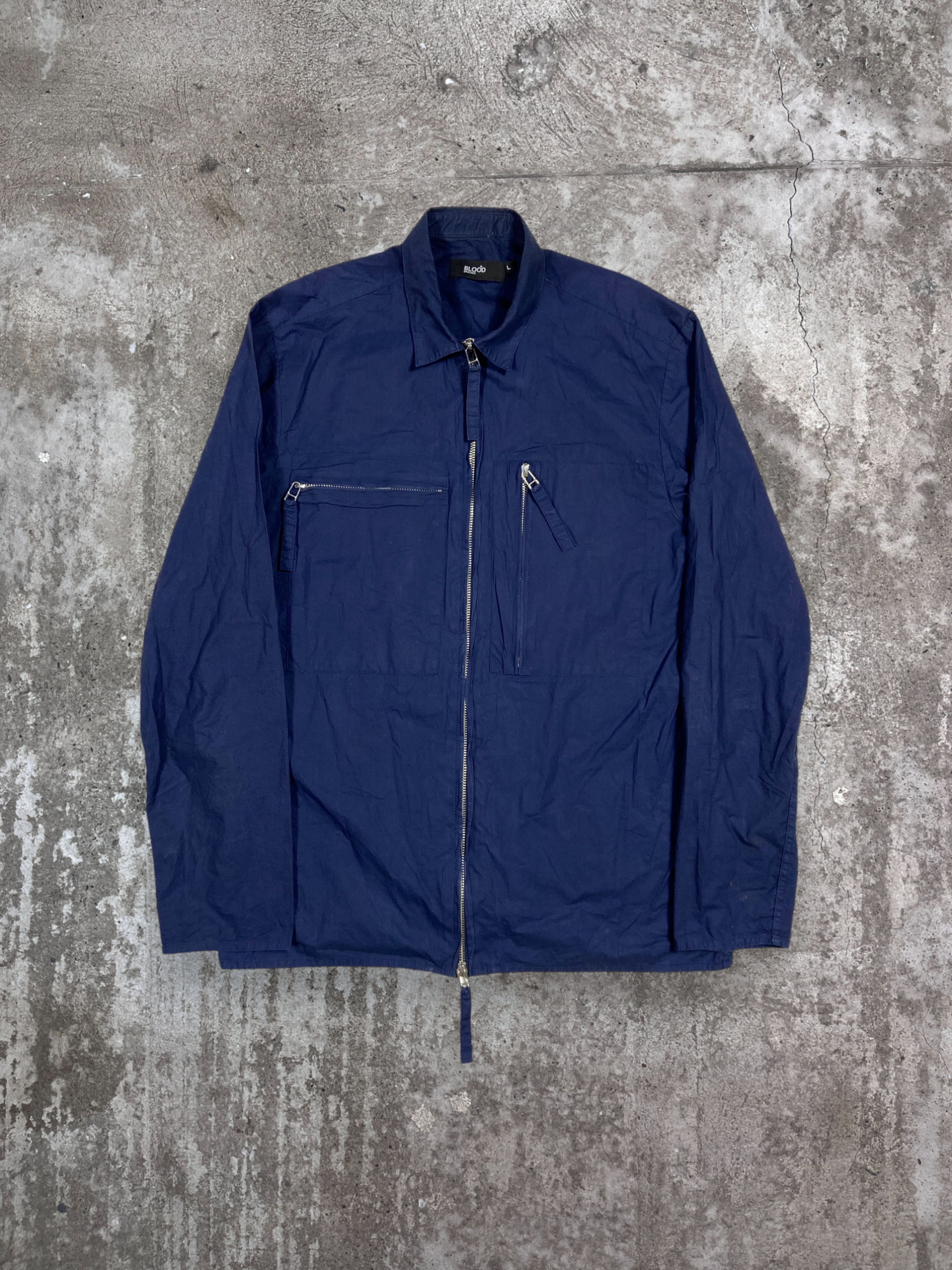 Blood Brother BLOOD BROTHER MULTIPOCKET BONDAGE ZIP OVERSHIRT - № 2125 Size US L / EU 52-54 / 3 - 1 Thumbnail