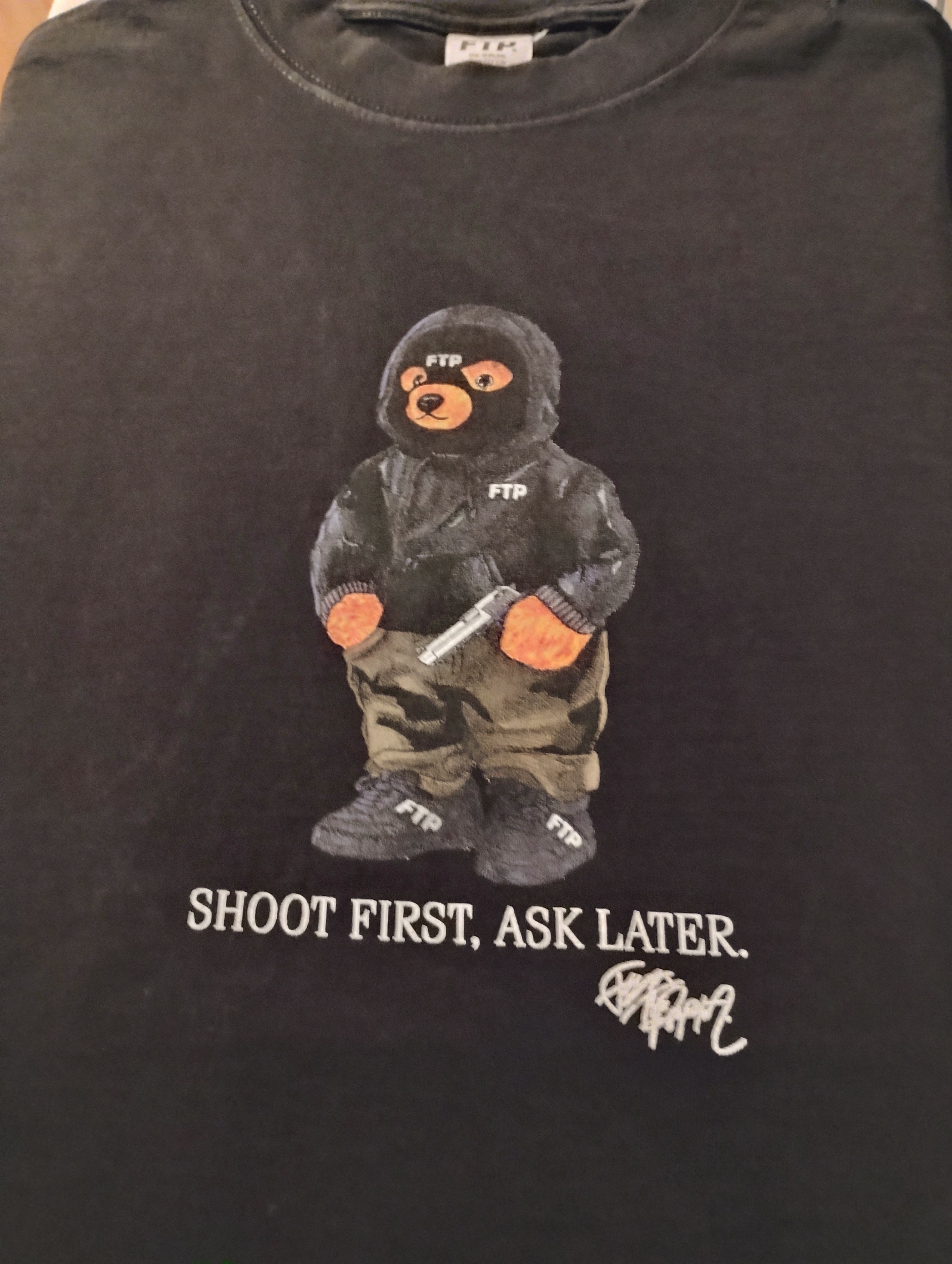 Fuck The Population FTP Bear tee Size US M / EU 48-50 / 2 - 1 Thumbnail