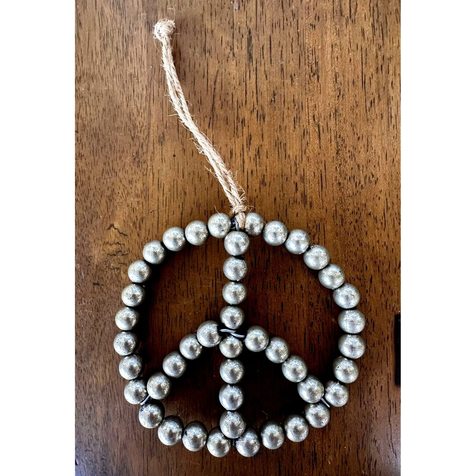 Other Vintage Pottery Barn Peace Ornament Christmas Valentine Bead Size ONE SIZE - 2 Thumbnail