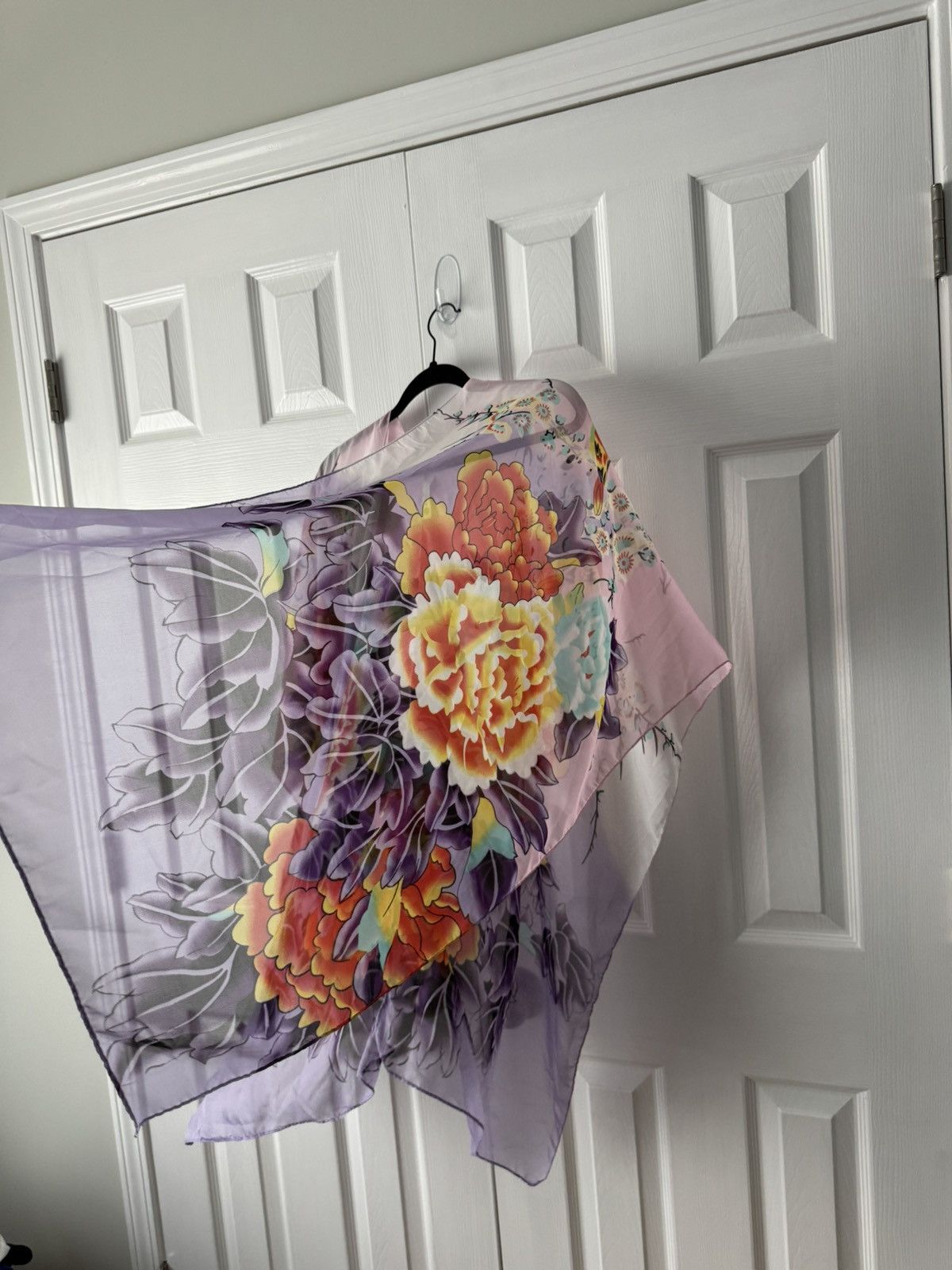 Melissa Melissa Louise Floral Kimono Wrap Multicolor Tiffany Blue Size ONE SIZE - 3 Thumbnail