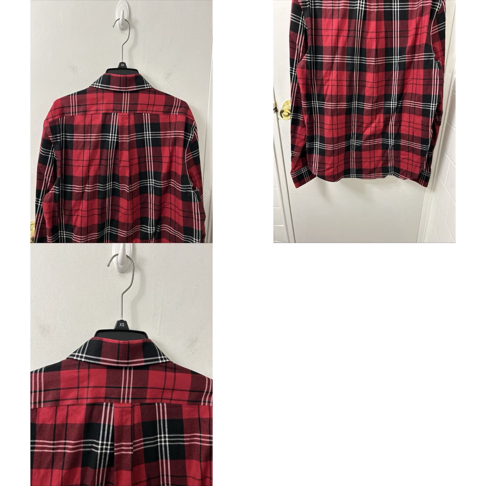 Ralph Lauren Lauren Ralph Lauren Shirt Mens Medium Red Plaid Regular Fit Stretch Button Down Size US M / EU 48-50 / 2 - 9 Thumbnail