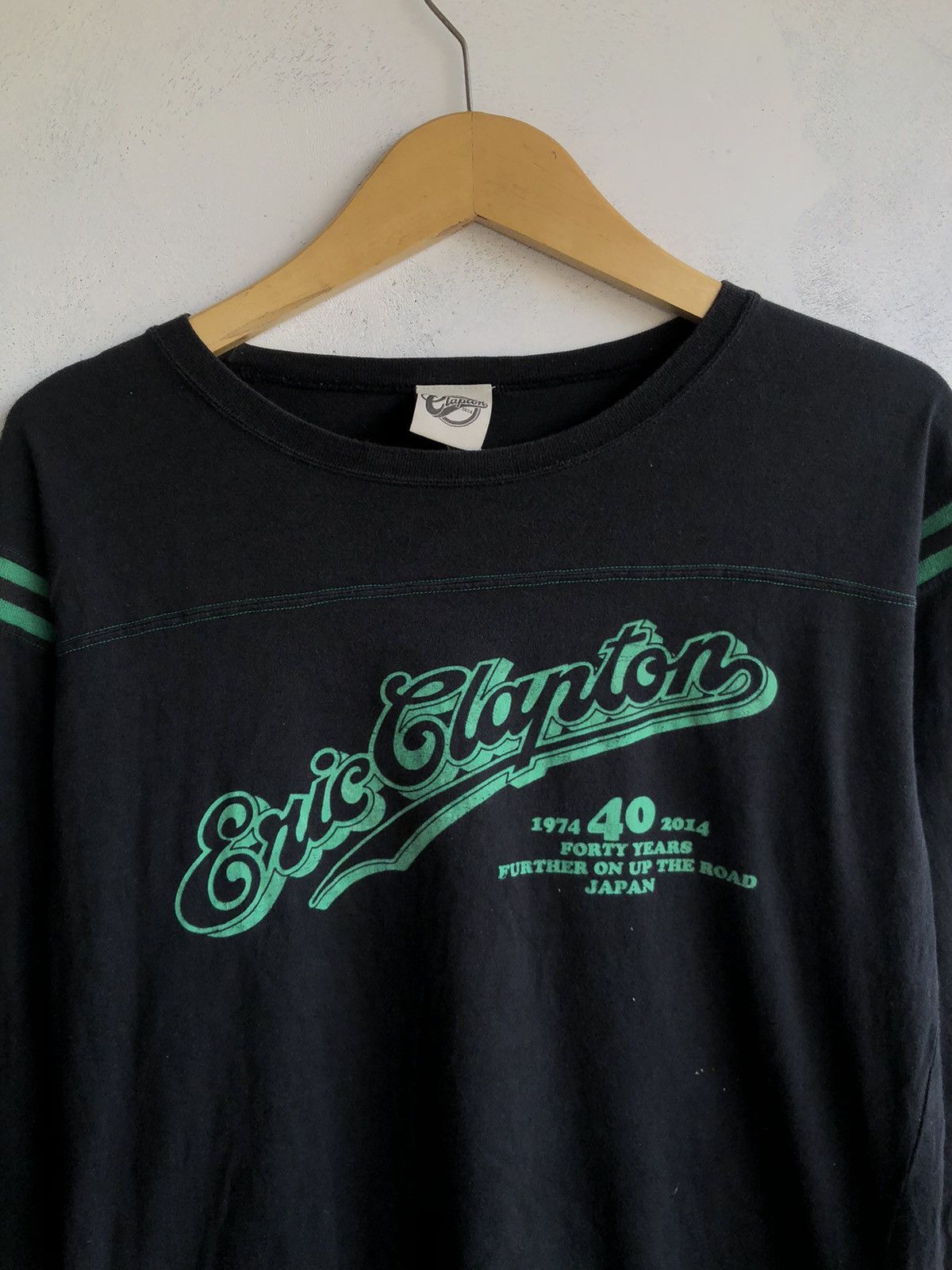 Beauty Beast Japanese Poem Eric Clapton LongSleeve 40 Year Road to Japan Size US L / EU 52-54 / 3 - 6 Thumbnail