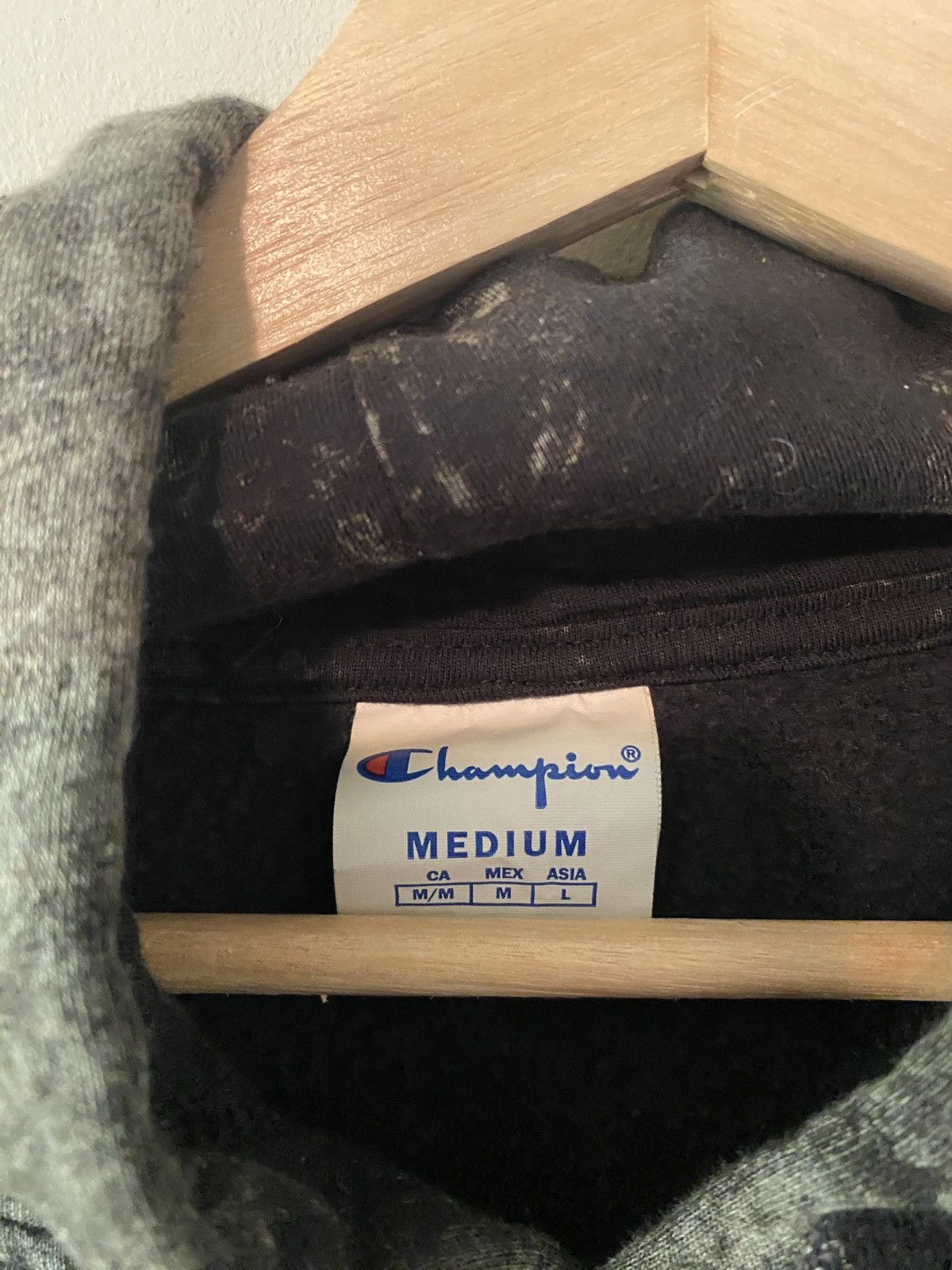 Champion Champion Black Salt Wash Hoodie Size US M / EU 48-50 / 2 - 3 Thumbnail