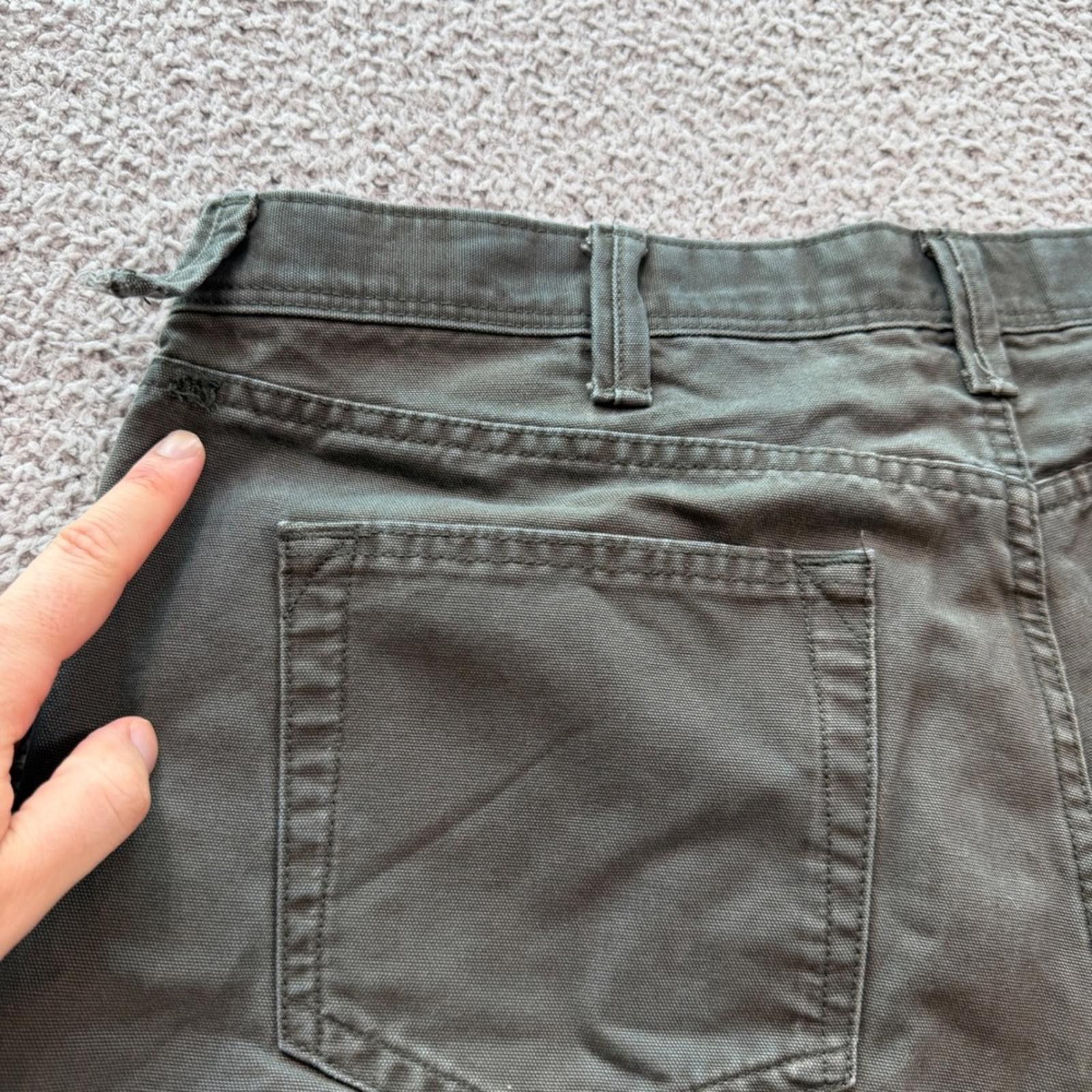 Eddie Bauer Eddie Bauer Canvas Workwear Pants 36x34 Straight Fit Size US 36 / EU 52 - 8 Thumbnail
