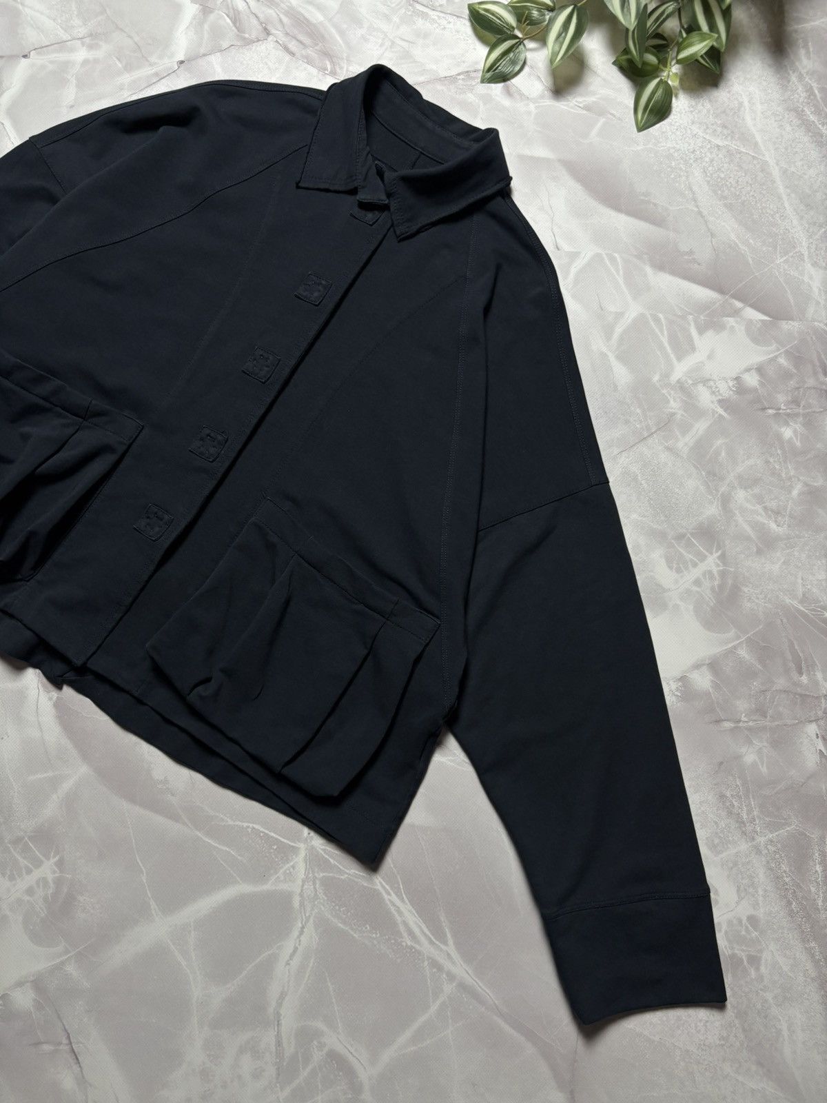 Other Tadashi by Giovanna Guglielmi Batwing Jacket Italy Made Navy Size M / US 6-8 / IT 42-44 - 4 Thumbnail