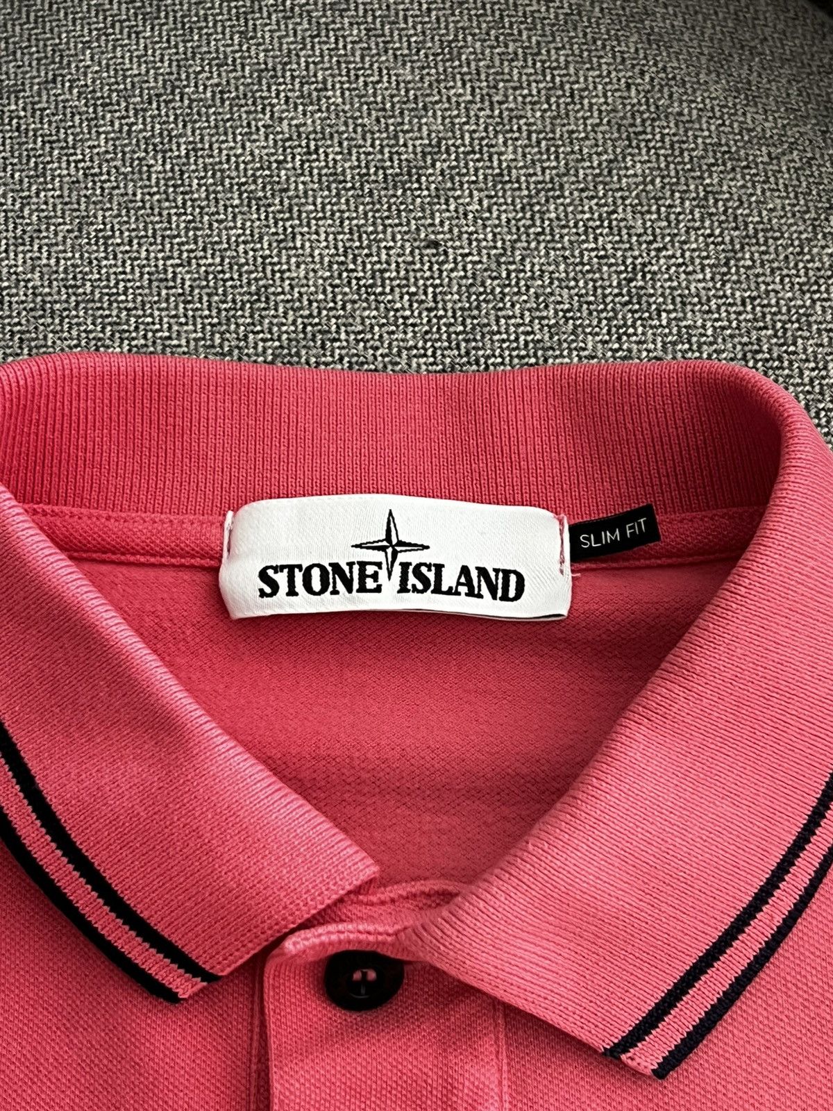 Stone Island Stone Island Pink Polo Shirt Size US S / EU 44-46 / 1 - 6 Thumbnail