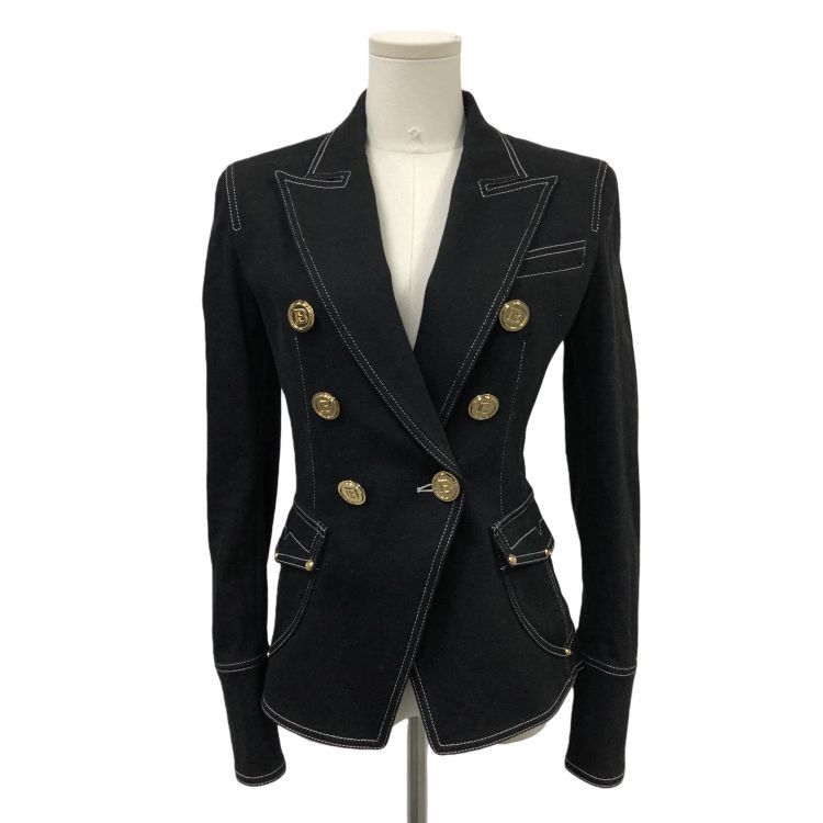Balmain Balmain Contrast Stitch Blazer Size 36 Size XS / US 0-2 / IT 36-38 - 1 Thumbnail