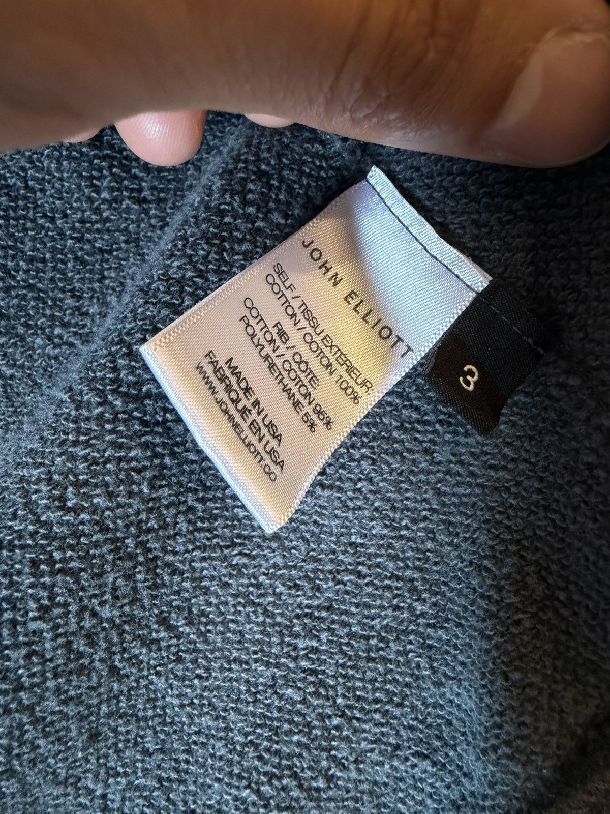 John Elliott John Elliott Zip Hoodie Slate/Dark Teal Size 3 (L) Size US L / EU 52-54 / 3 - 4 Thumbnail