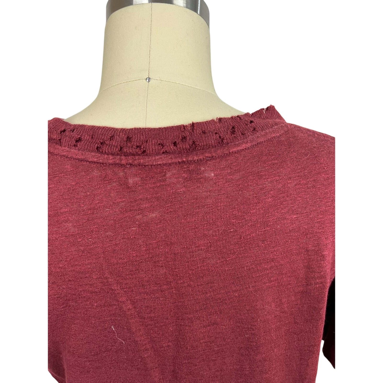 Iro IRO Paris distressed linen tee sz XSmall Size XS / US 0-2 / IT 36-38 - 2 Thumbnail