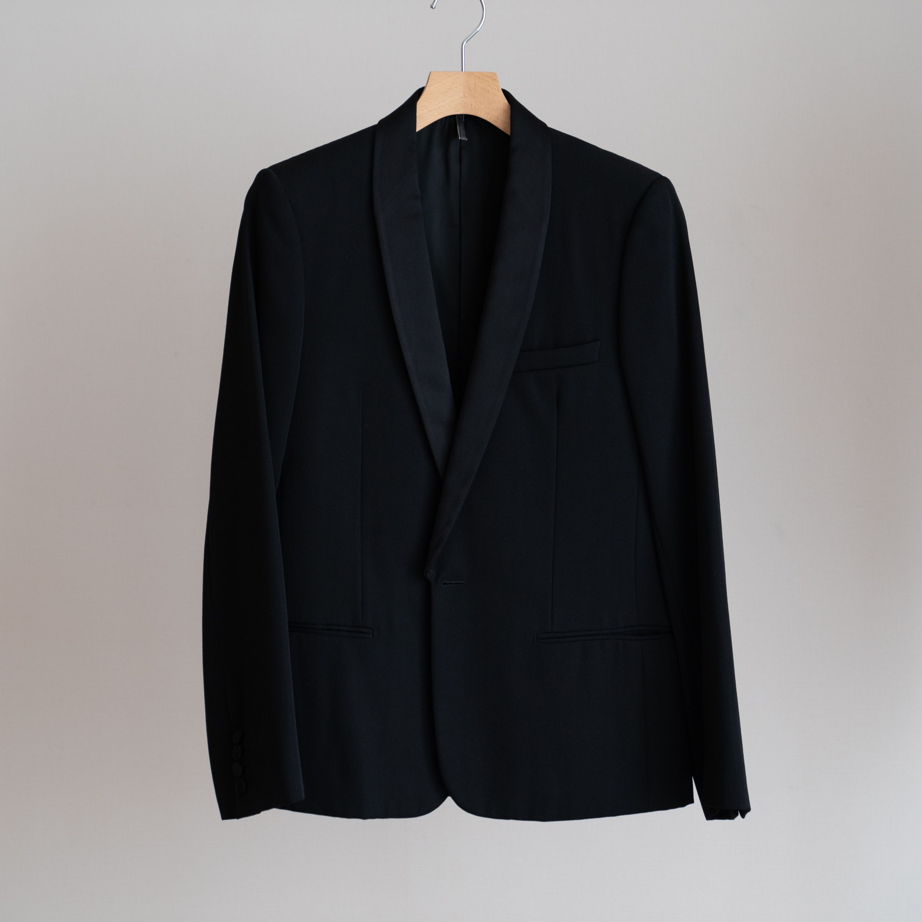 Dior Dior Homme SS05 Tuxedo Jacket BLACK Size 48R - 2 Thumbnail