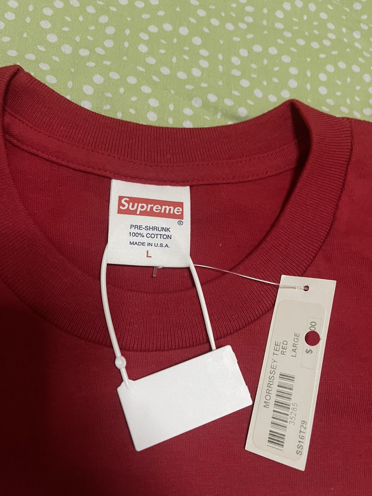Supreme Supreme morrissey phone tee brand new red large Size US L / EU 52-54 / 3 - 3 Thumbnail