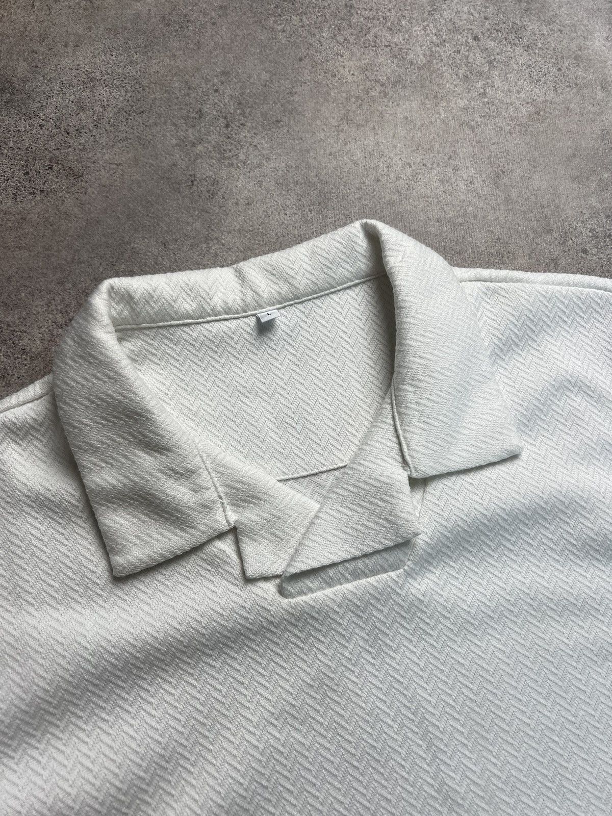 Japanese Brand White Japanese soft polo shirt Size US L / EU 52-54 / 3 - 5 Thumbnail