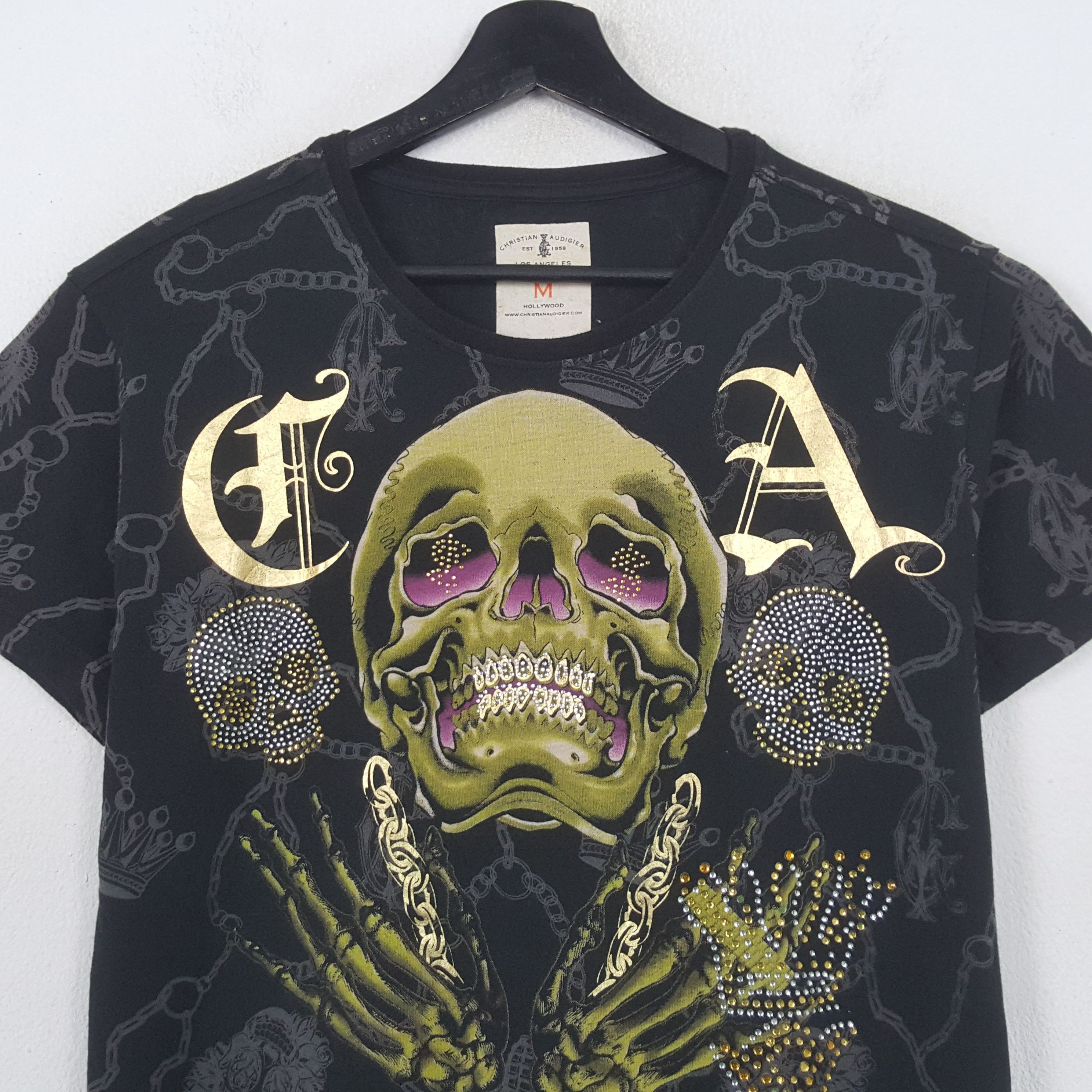 Christian Audigier Christian Audigier Designer Style Tshirt RR5 Size US M / EU 48-50 / 2 - 2 Thumbnail