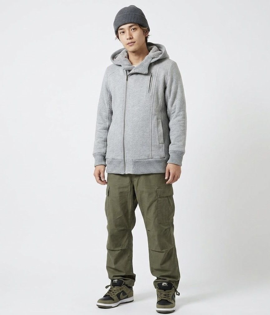 14th Addiction Maruoka Shoji Heaven and Earth Skull Sherpa Zip Hoodie Size US M / EU 48-50 / 2 - 2 Thumbnail