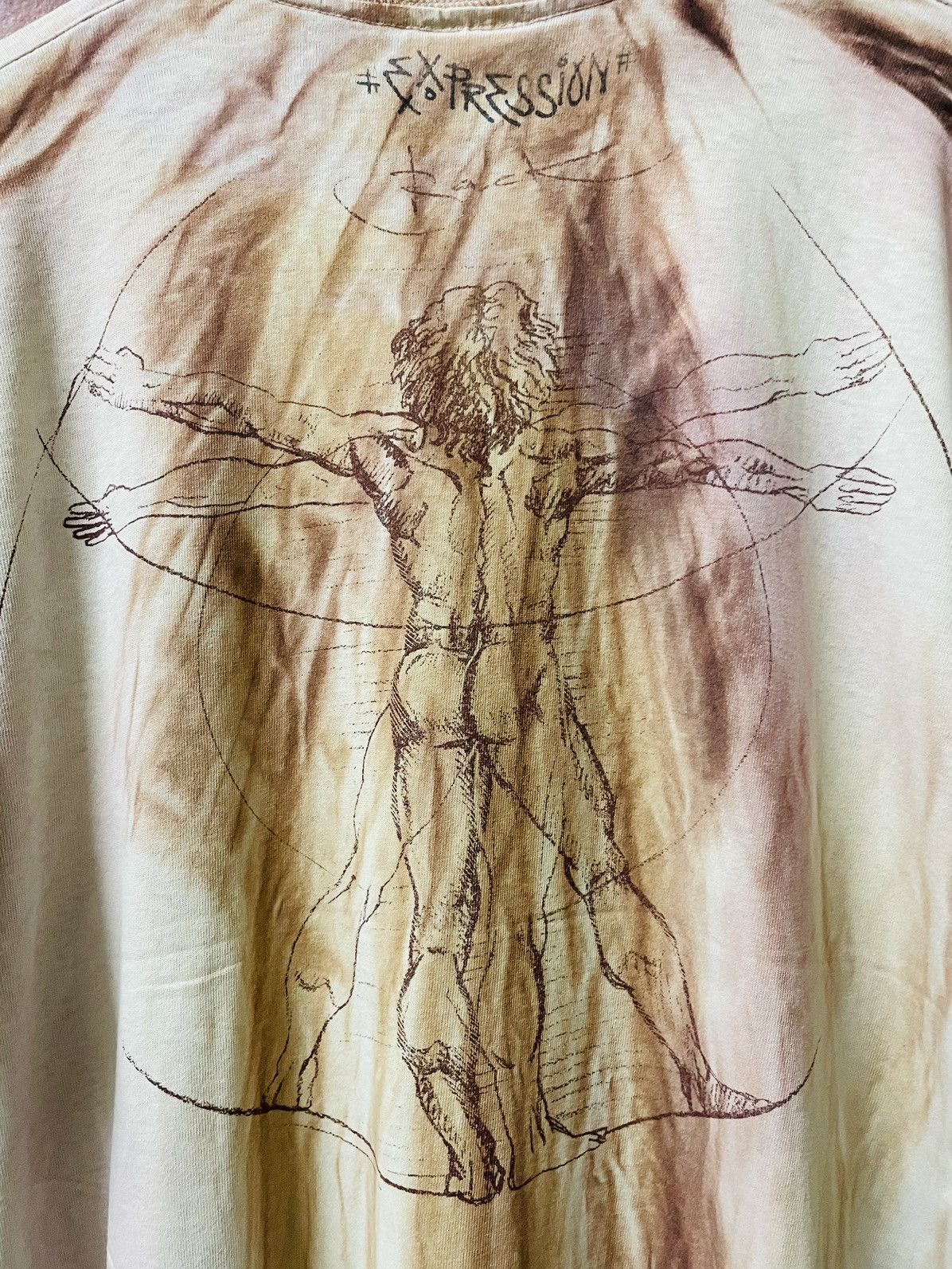 Vintage VINTAGR LEONARDO DA VINCI (VITRUVIAN MAN ) 90s Size US L / EU 52-54 / 3 - 9 Thumbnail