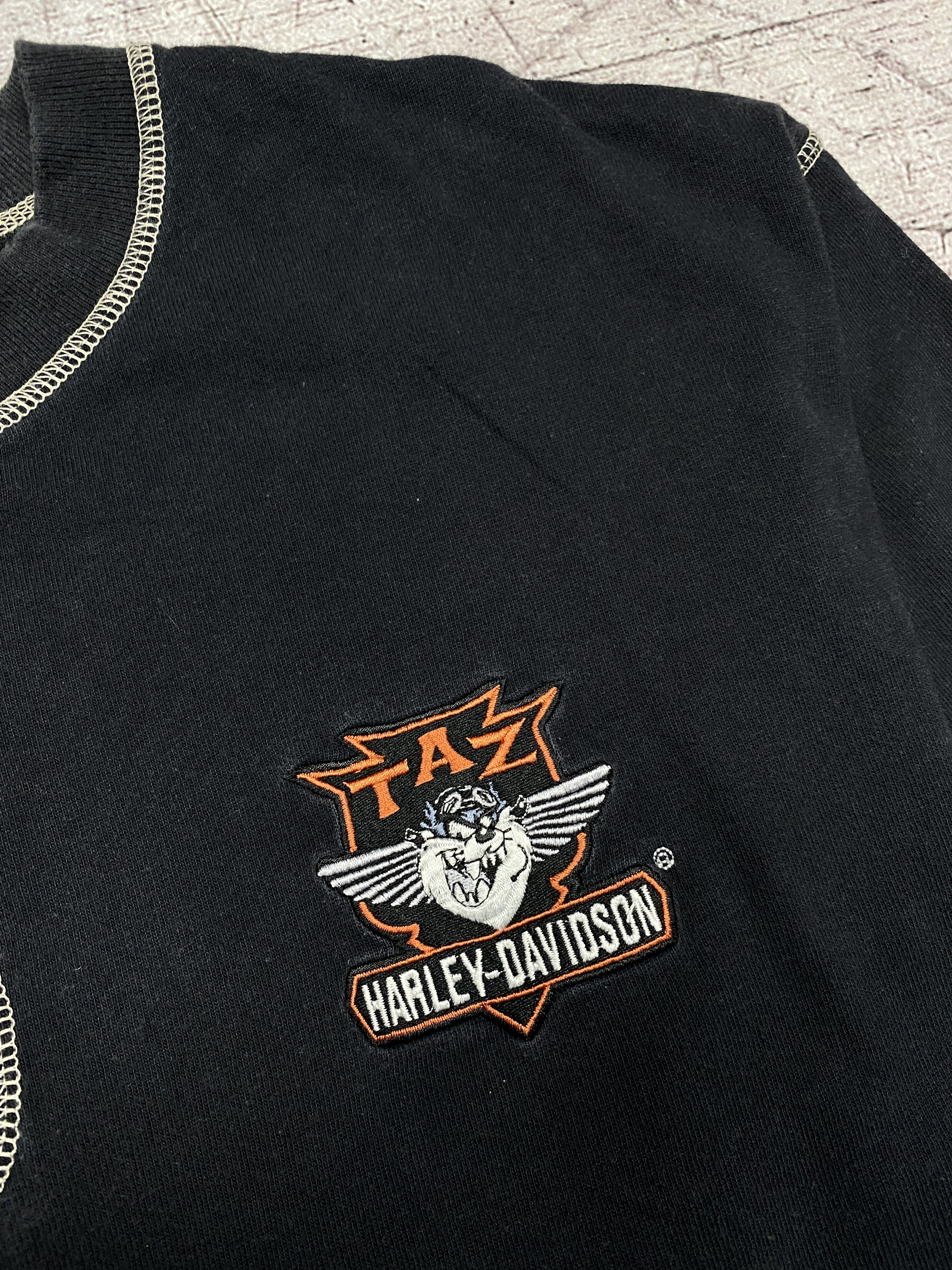 Harley Davidson × Vintage × Warner Bros Harley Davidson + Warner Bros Taz Vintage Mens T-Shirt Size US M / EU 48-50 / 2 - 3 Thumbnail