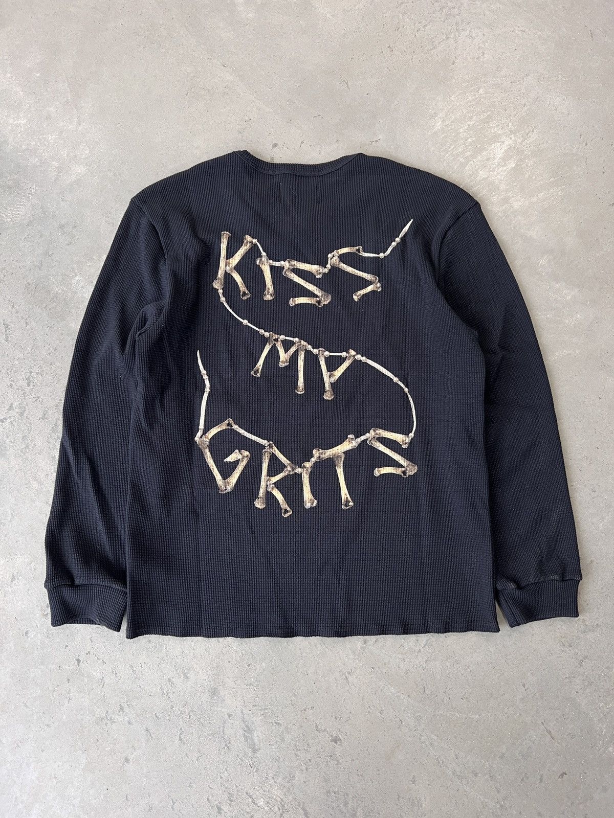 DENIM TEARS Denim Tears Chicken Bone Thermal Black XL New Size US XL / EU 56 / 4 - 2 Thumbnail