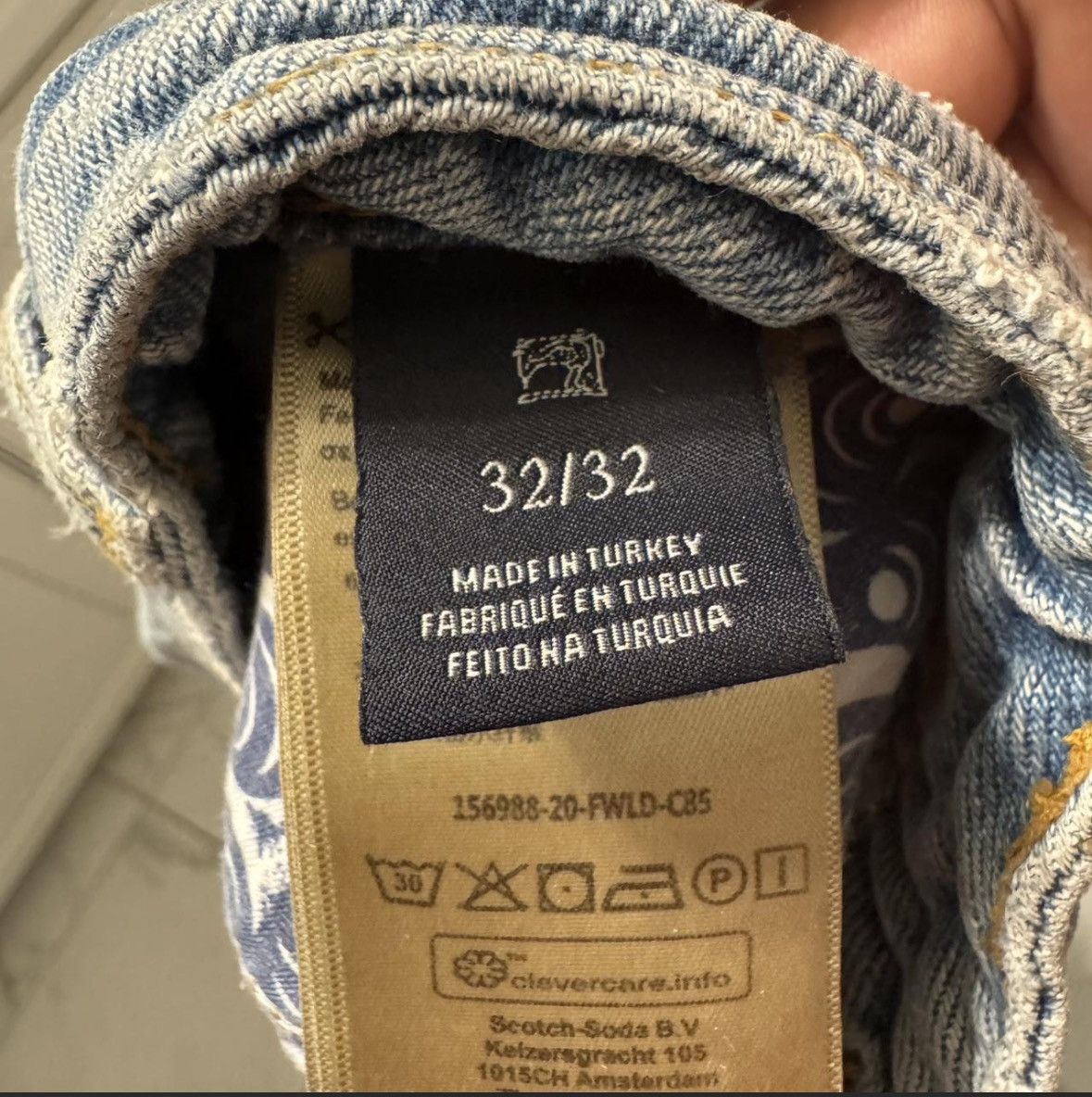 Scotch & Soda Scotch and Soda Blue Wide Leg Denim Size US 32 / EU 48 - 3 Thumbnail
