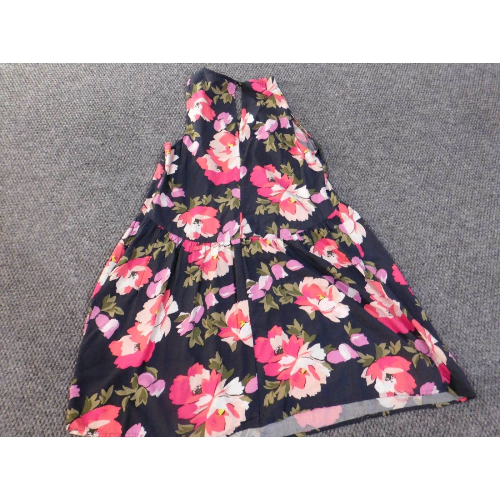 Old Navy Old Navy Sundress Womens Medium Blue Floral Sleeveless Rayon Viscose Knee Length Lined Casual Size M / US 6-8 / IT 42-44 - 6 Thumbnail