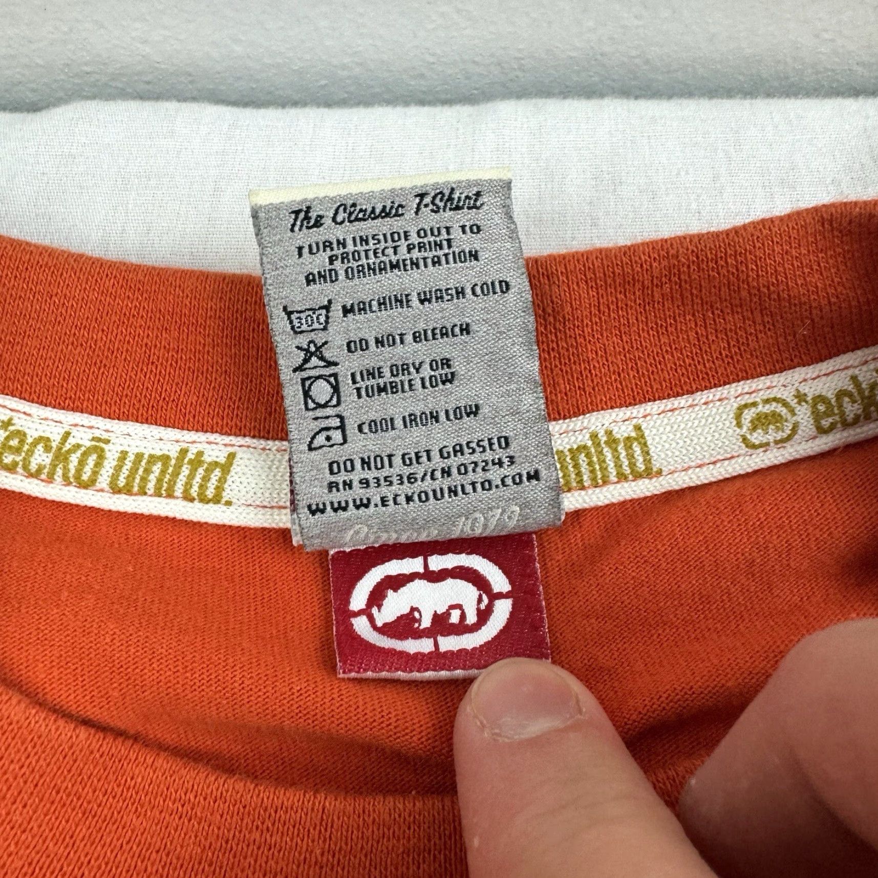 Ecko Unltd. VINTAGE Ecko Unltd T-Shirt Adult XL Orange Baggy Relaxed Hipster Punk Y2K Grunge Mens Size US XL / EU 56 / 4 - 6 Thumbnail