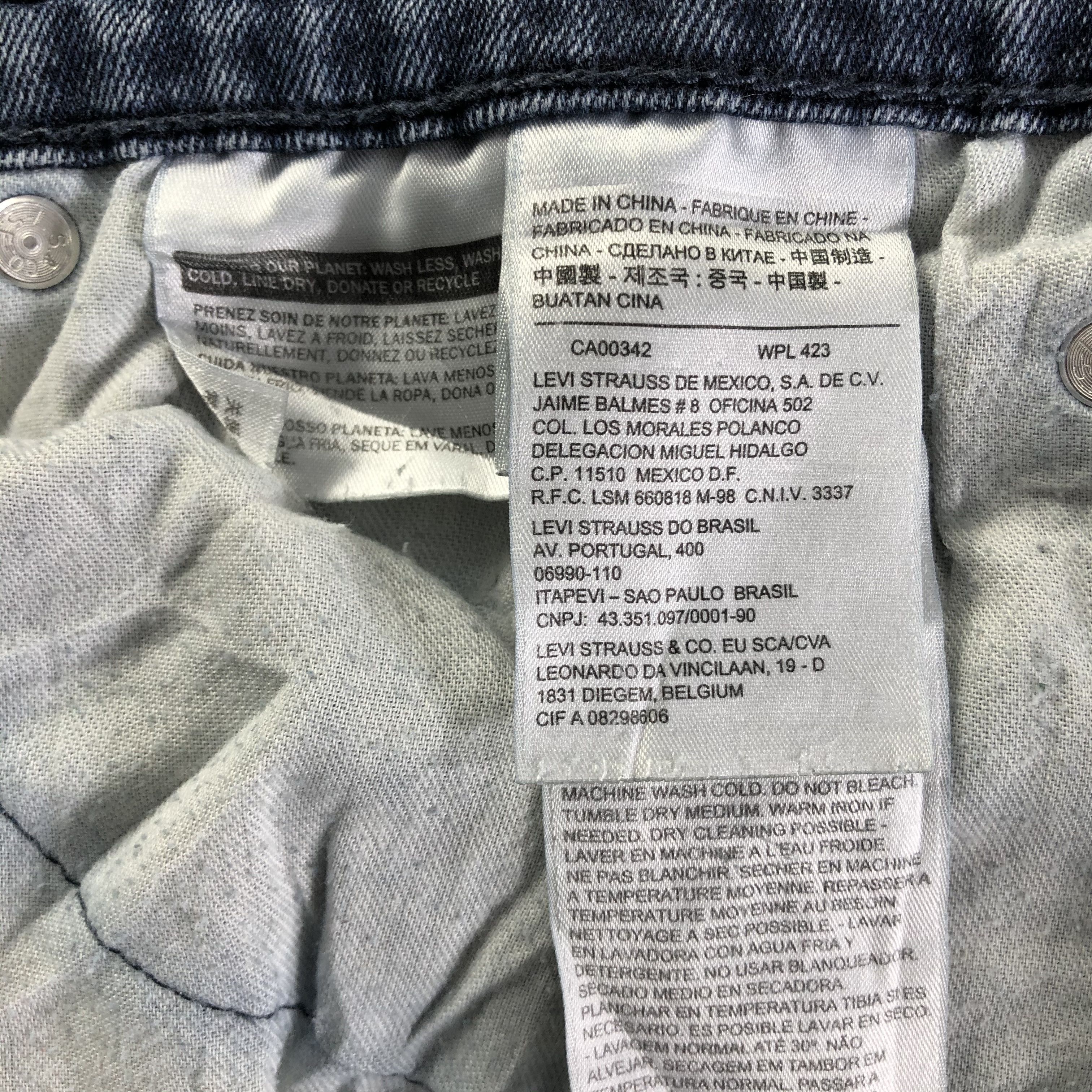 Levi's Vintage Blue Wash Levis 514 Jeans-J4364 Size US 37 - 10 Thumbnail