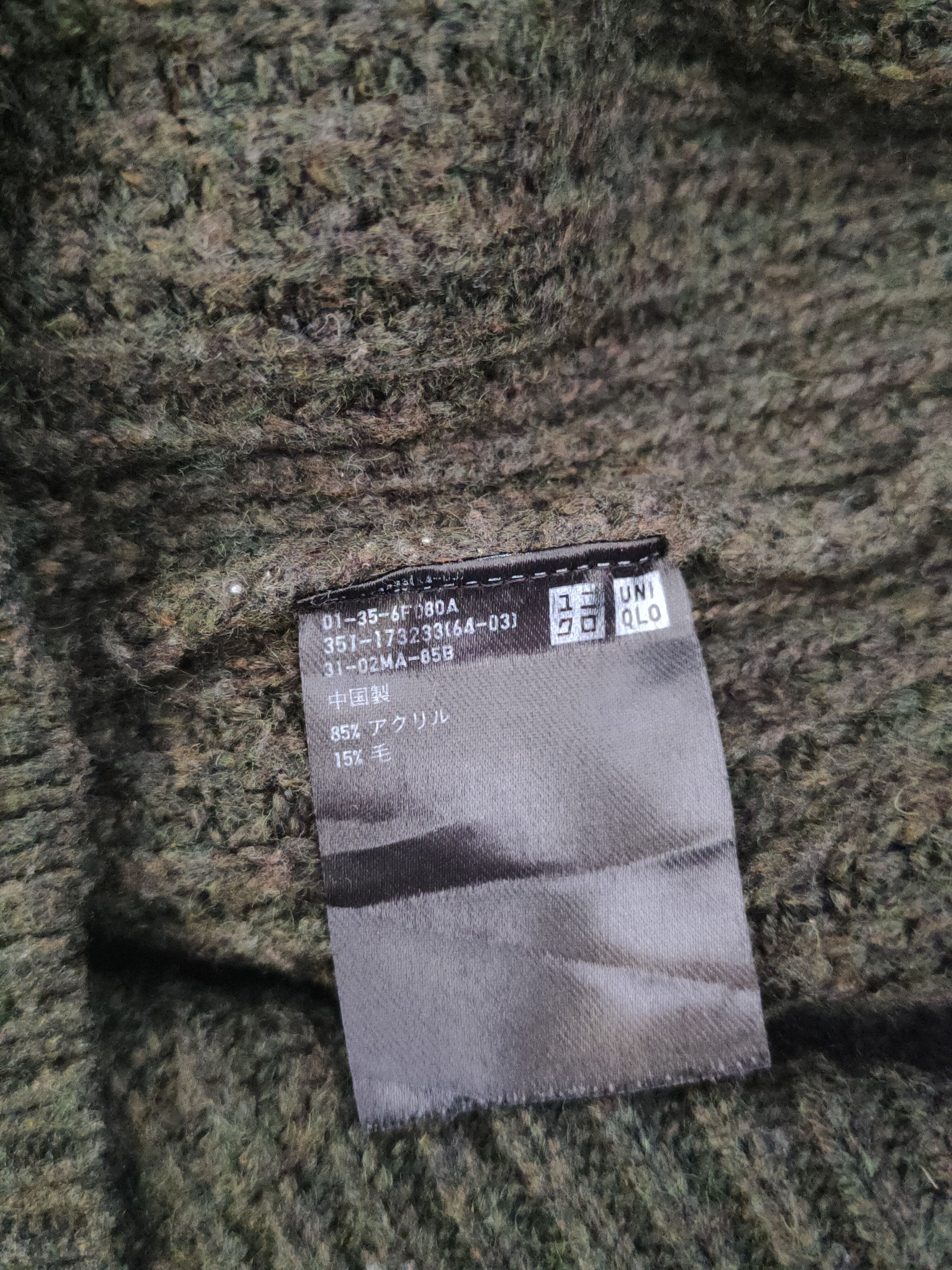 Homespun Knitwear × Japanese Brand × Vintage Uniqlo Dark Green Knitwear Sweatshirts #W1085 Size US M / EU 48-50 / 2 - 11 Thumbnail