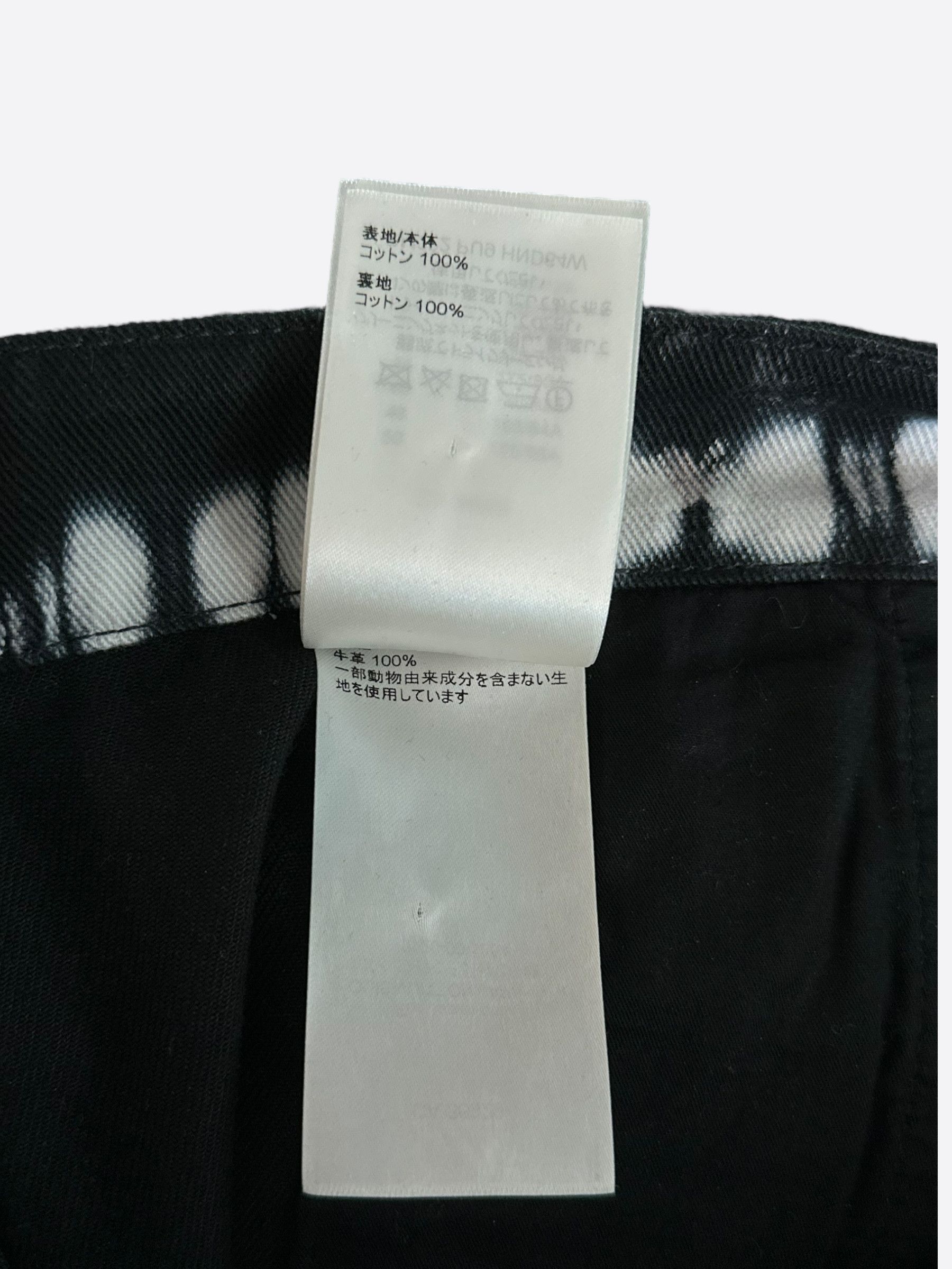 Louis Vuitton Louis Vuitton Black & Cream Tie-Dye Monogram Carpenter Pants Size US 30 / EU 46 - 6 Thumbnail