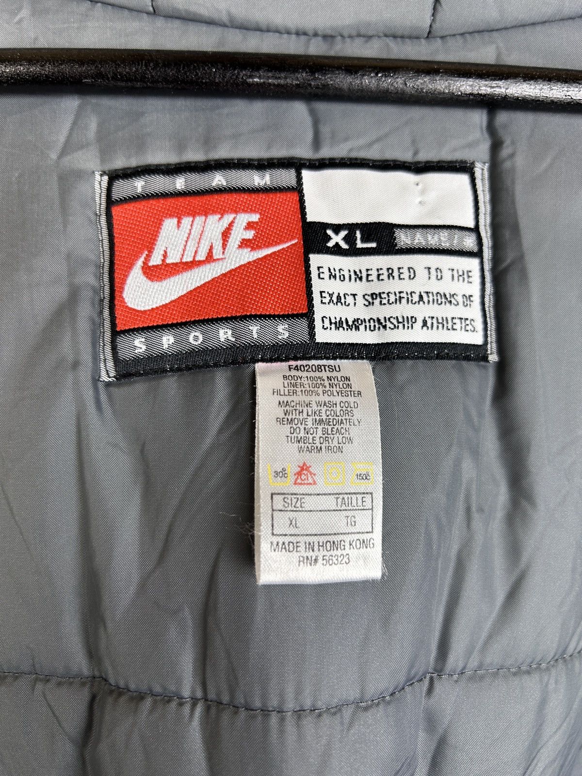 NCAA 80s 90s Vintage Nike Tennessee Volunteers NCAA Parka Jacket Size US L / EU 52-54 / 3 - 13 Thumbnail