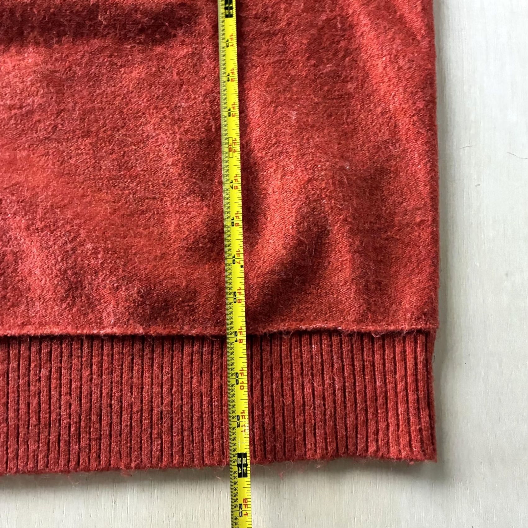 Vintage Universal Thread Goods Co. Sweater Womens XXL Orange Mock Neck Knit Pullover Size XXL / US 16-18 / IT 52-54 - 5 Thumbnail