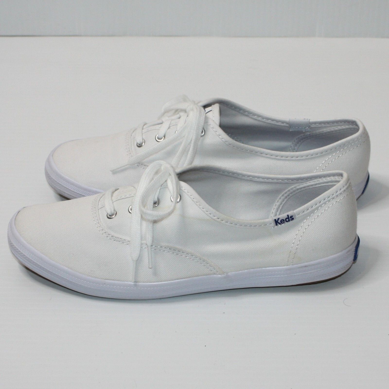 Keds Champion Originals Lace Up White Canvas Shoes in size 7 Size US 7 / IT 37 - 4 Thumbnail